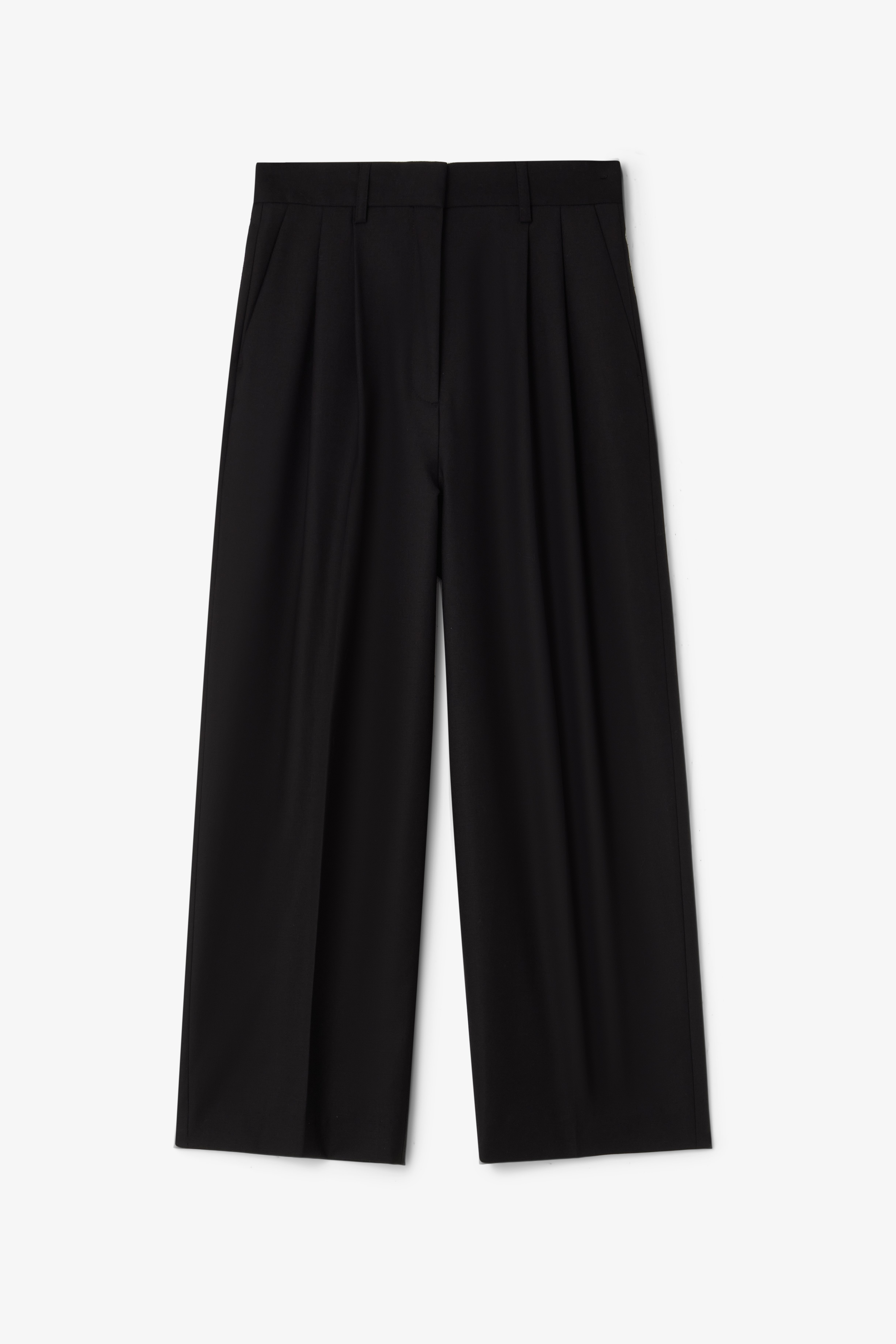 Wide leg trousers - Black