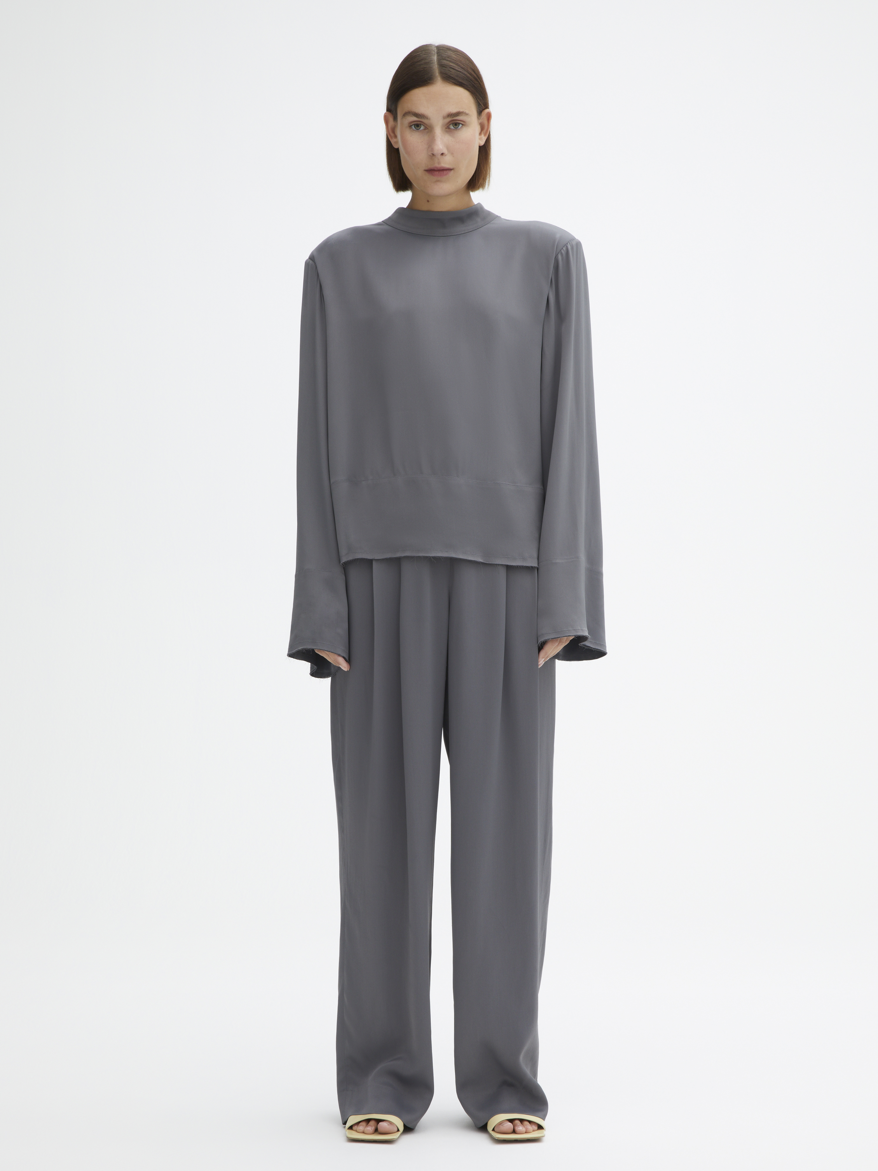 House Of Dagmar Shiny Longsleeve Top