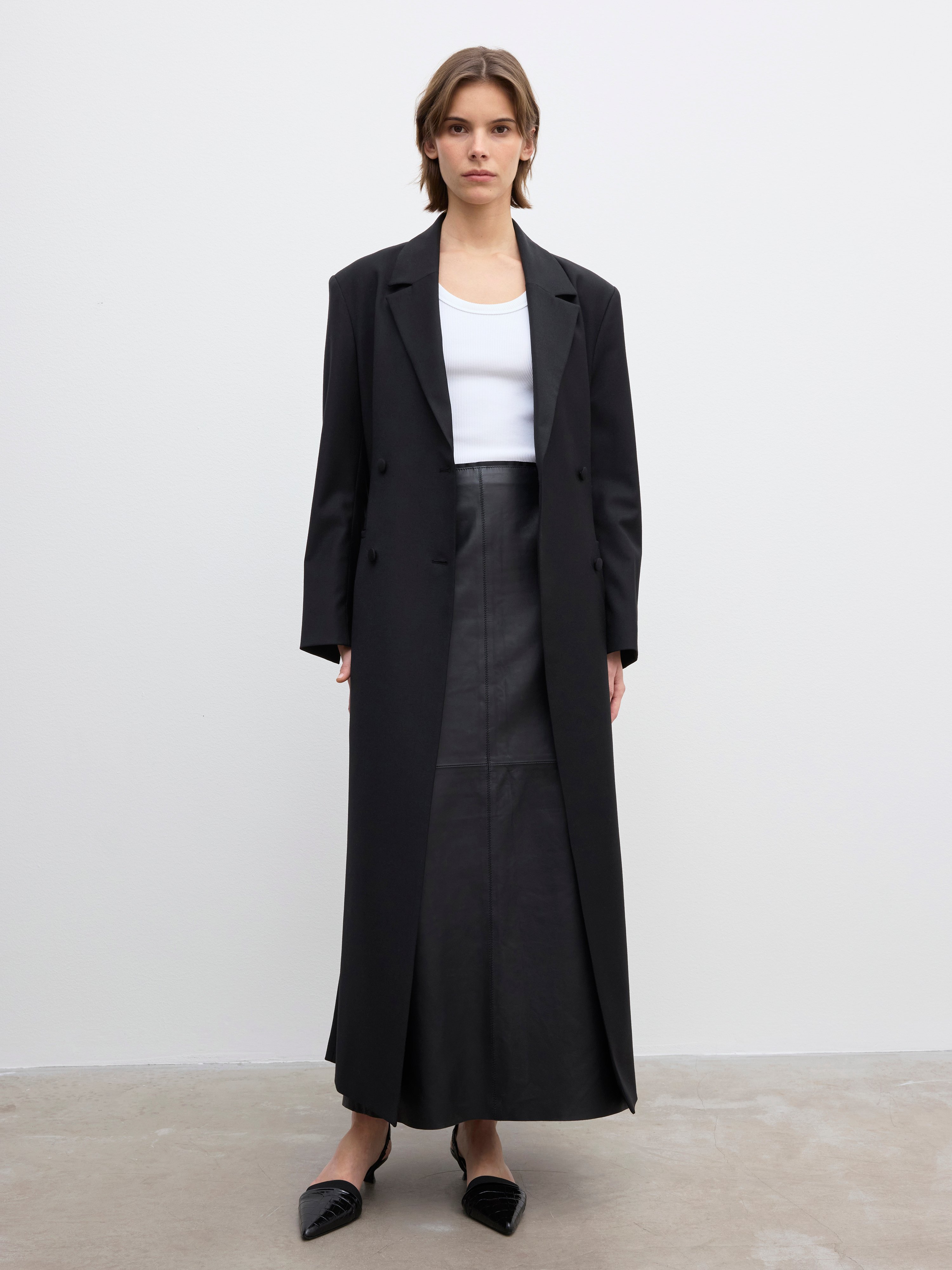 スウェーデン発House of Dagmar ロングテイラードコート スウェーデン発House of Dagmar ロングテイラードコート