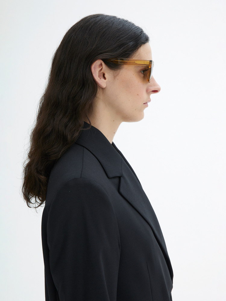 House Of Dagmar Angled Sunglasses In Caramel