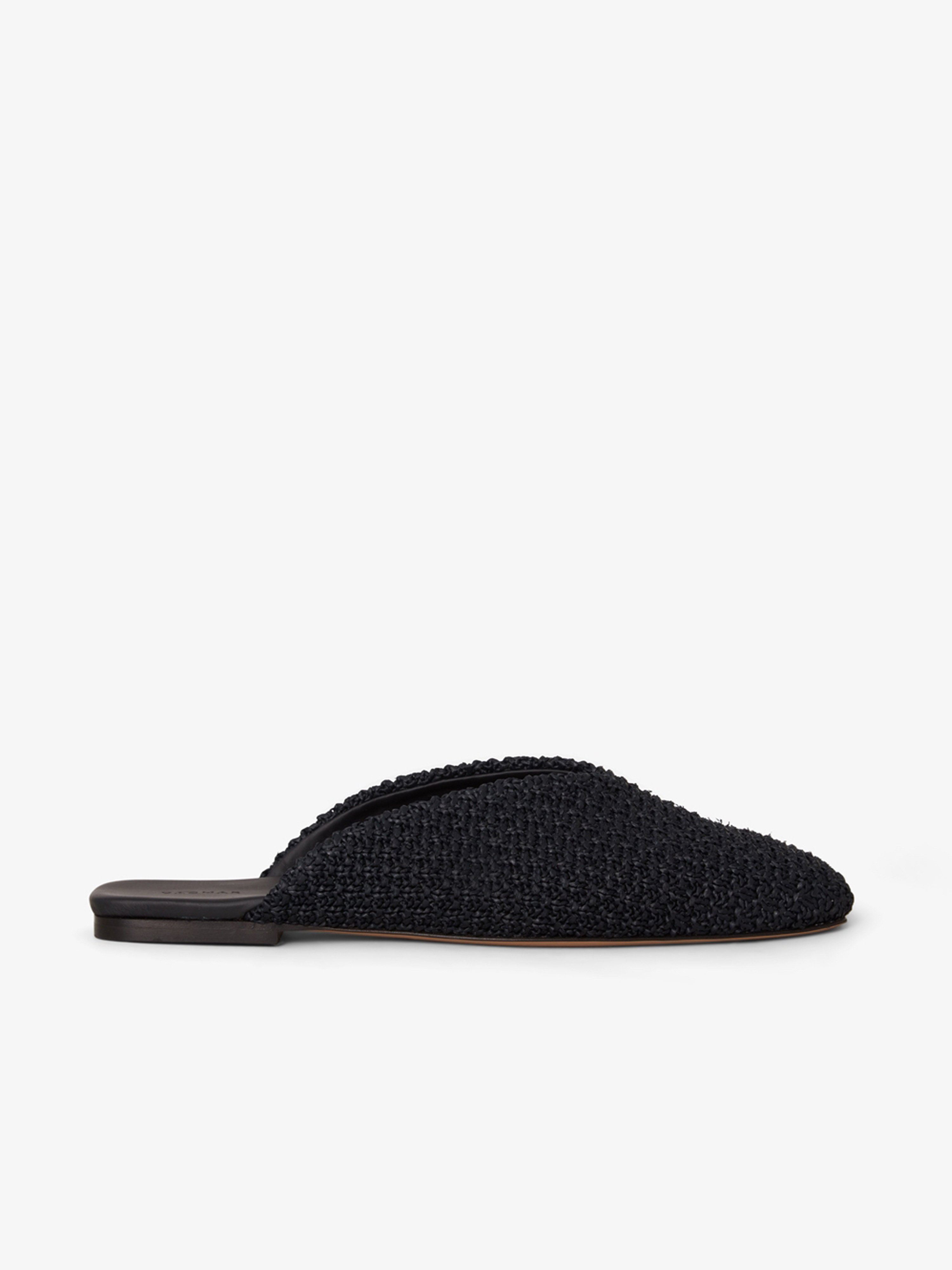 Square Toe Slip Ins - Black