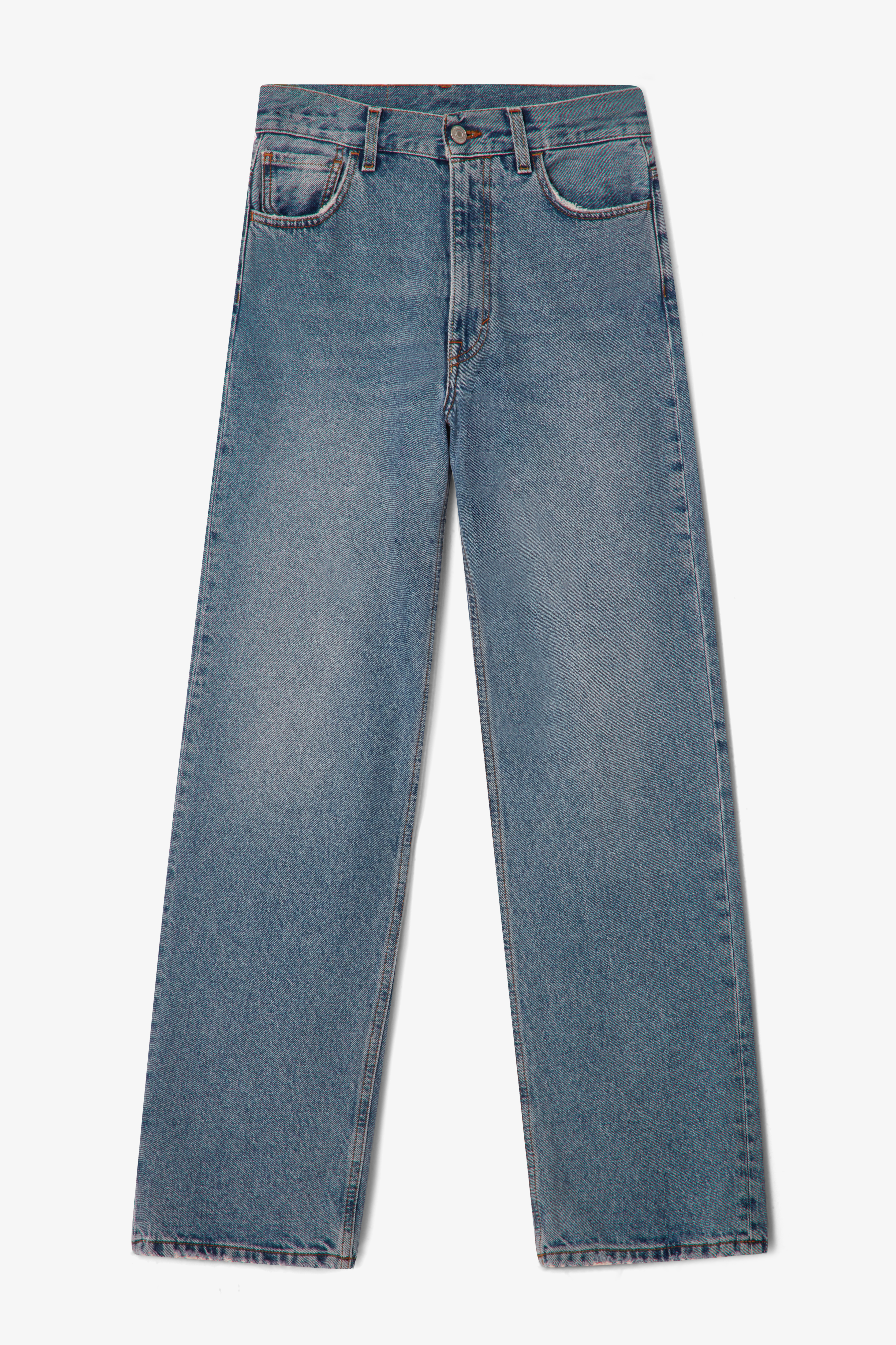 【関税込み】House of Dagmar ジーンズ House of Dagmar Blue Wide-Leg Jeans House of Dagmar