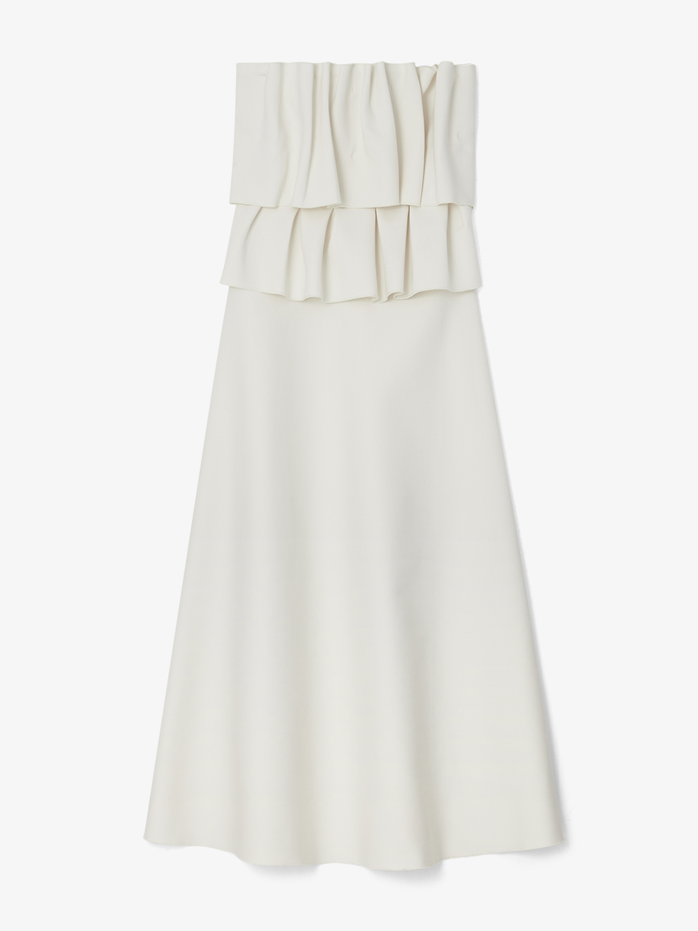 House Of Dagmar Sculpted Tube Dress In White