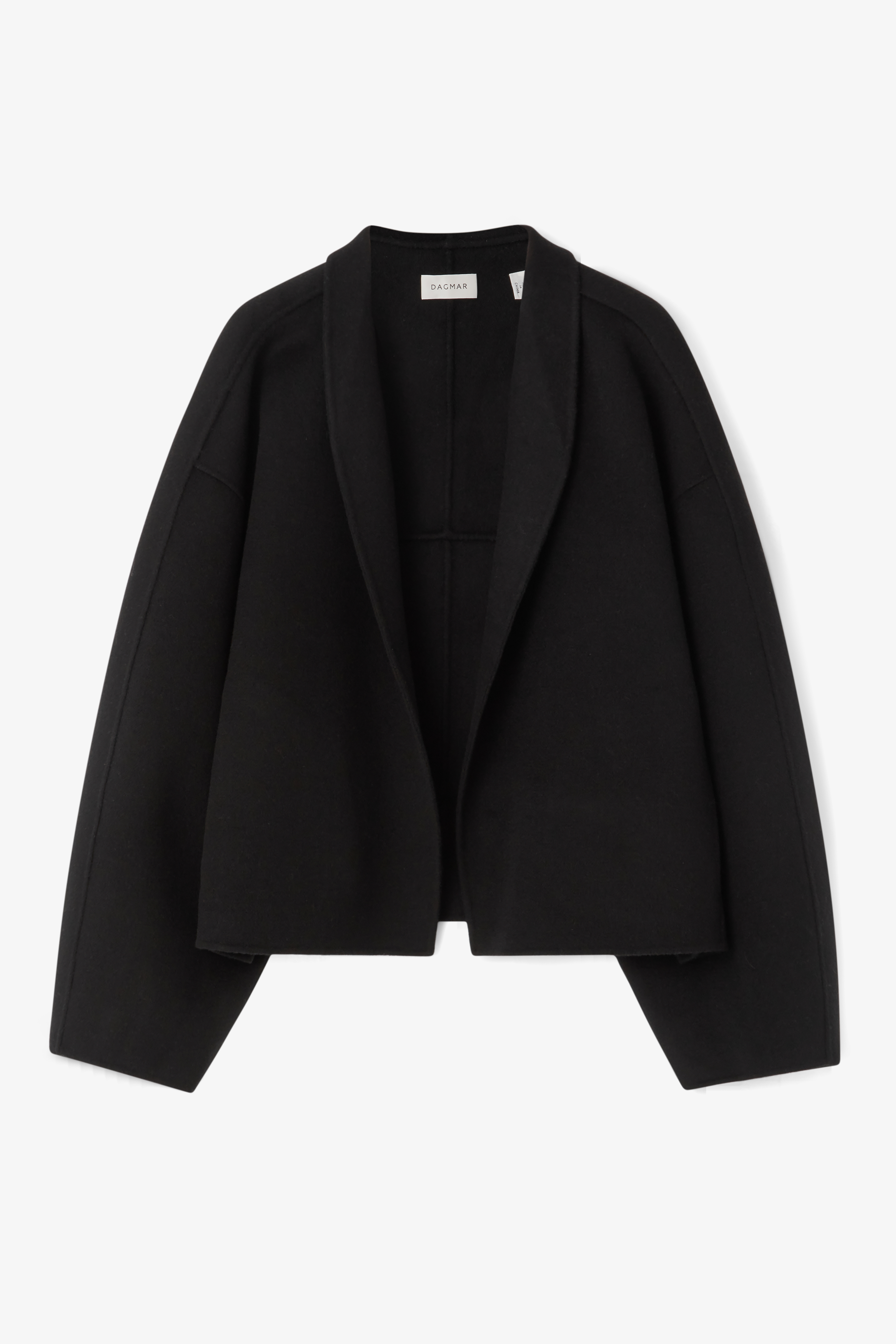 Shop House Of Dagmar Short Doublé Jacket In Black