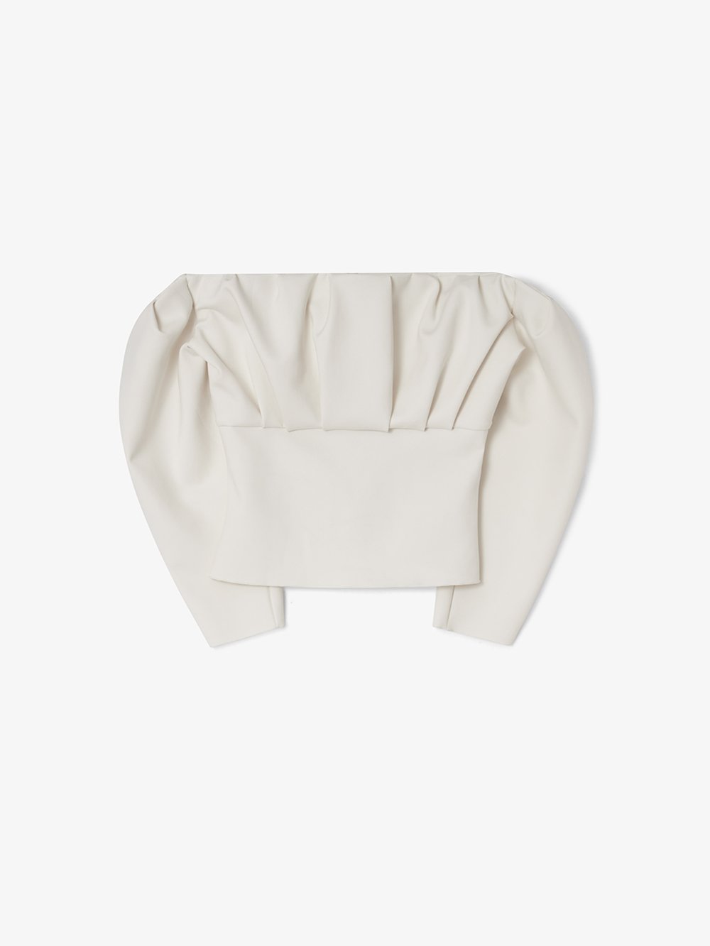 House Of Dagmar Sculpted Top In White