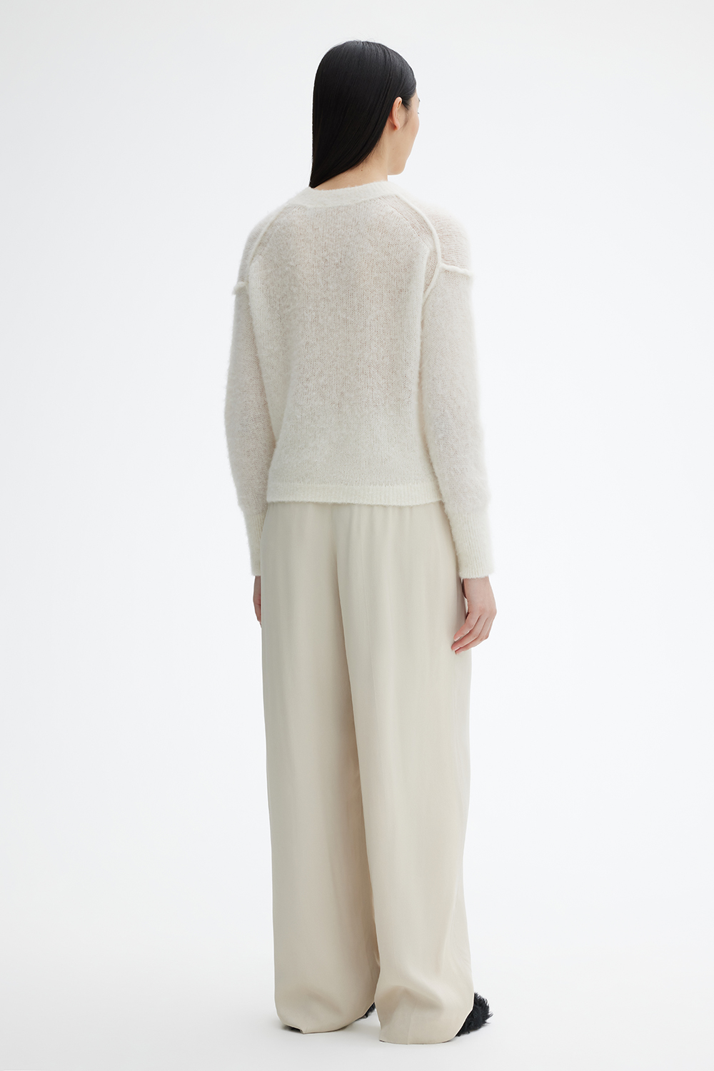Brushed Alpaca Knit - Off White