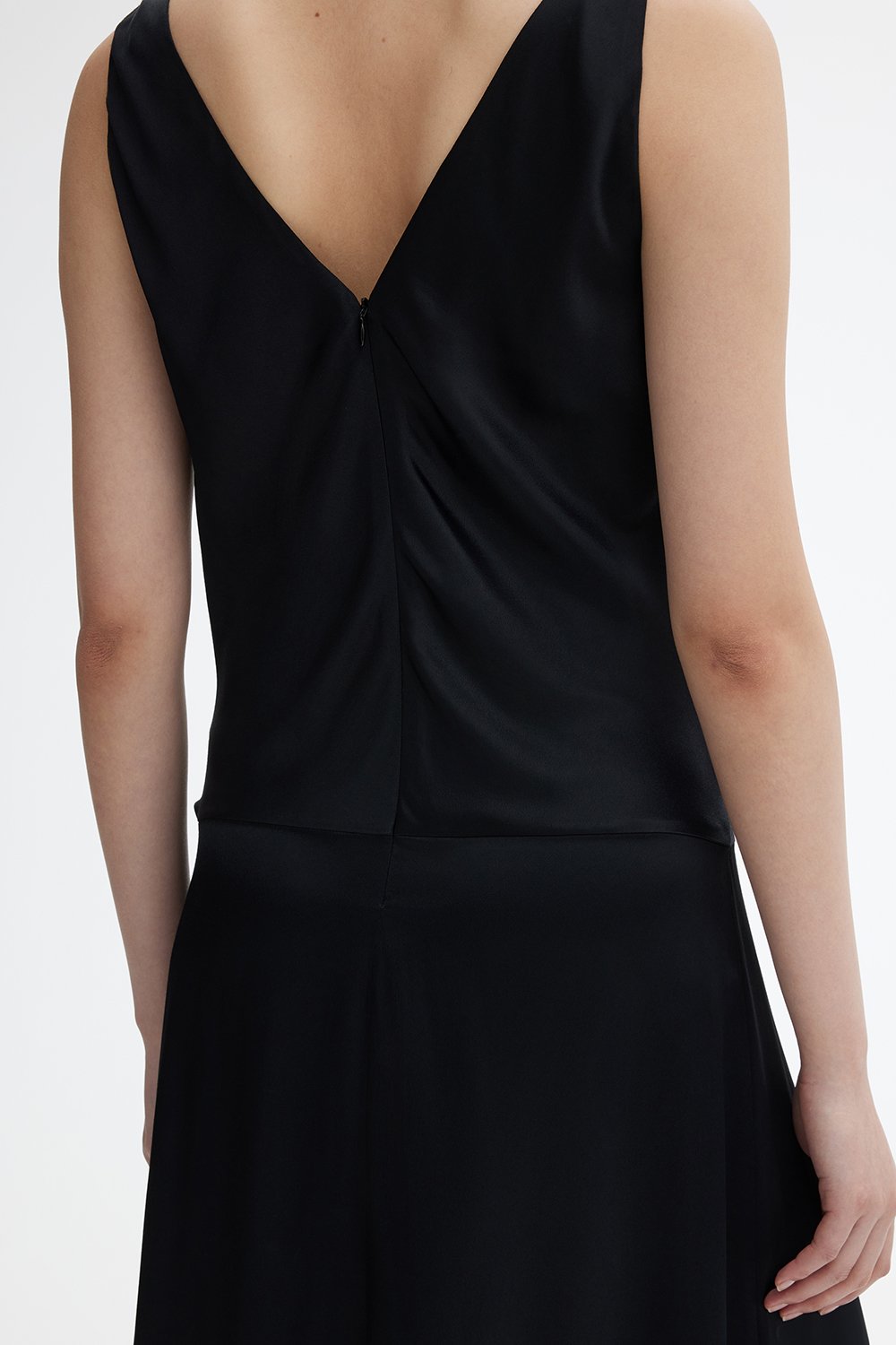 House Of Dagmar Bias Cut Dress In Black