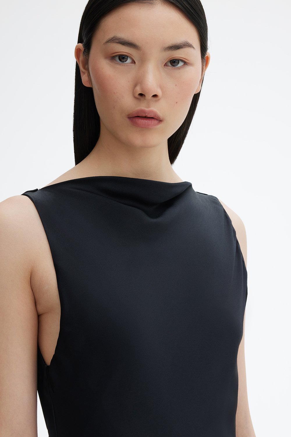 House Of Dagmar Bias Cut Dress In Black