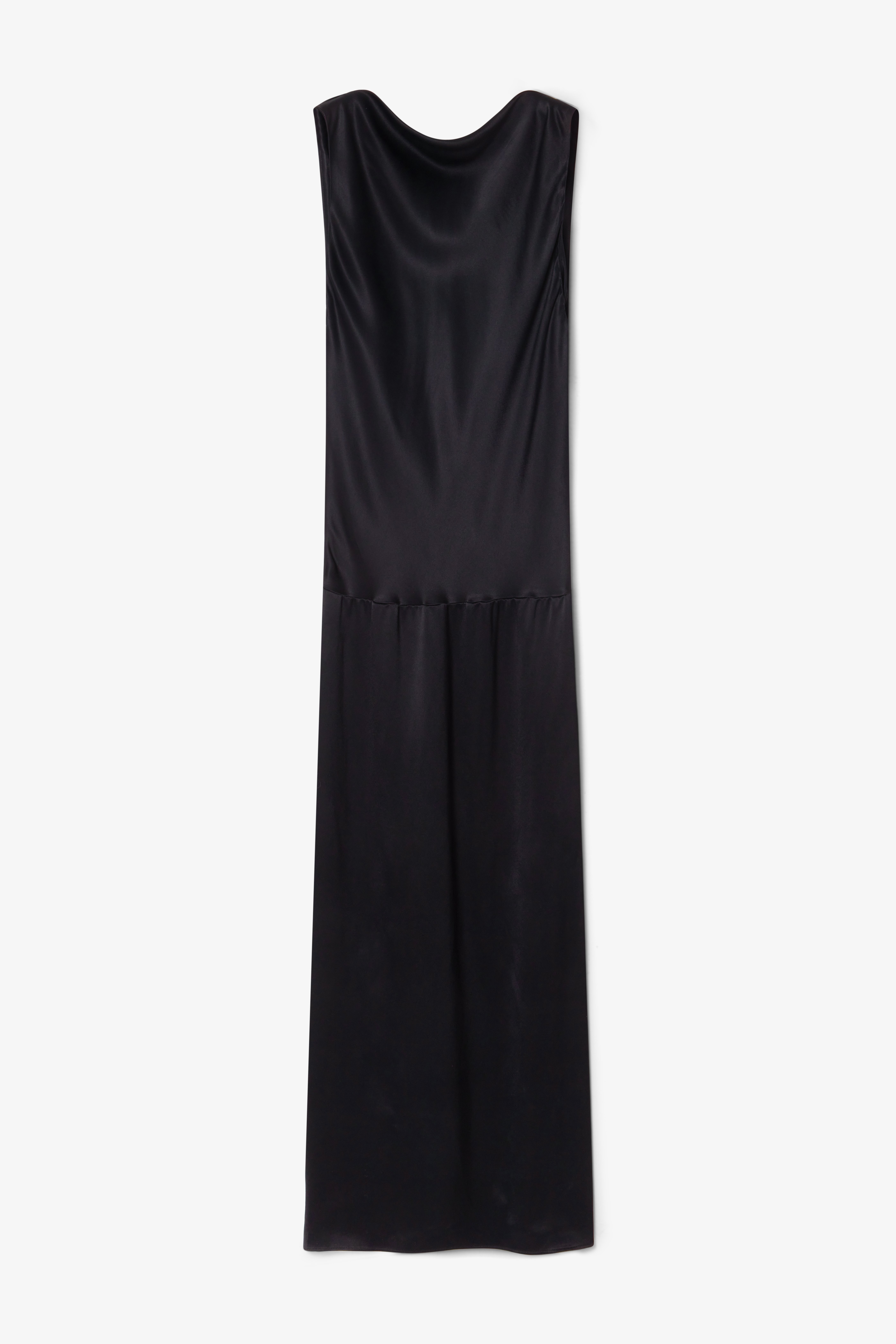 House Of Dagmar Bias Cut Dress In Black