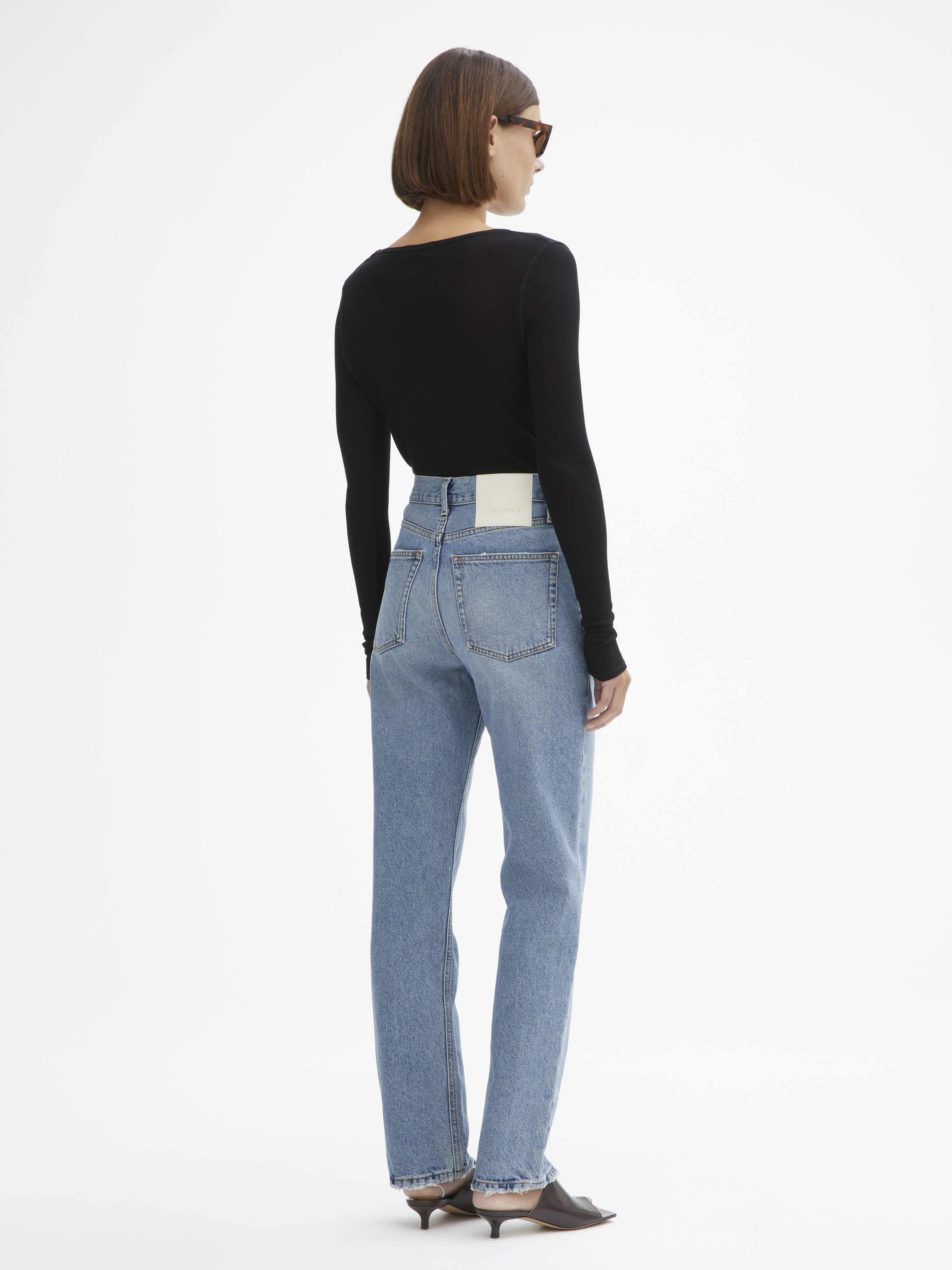 House Of Dagmar Lyocell Long Sleeve In Black