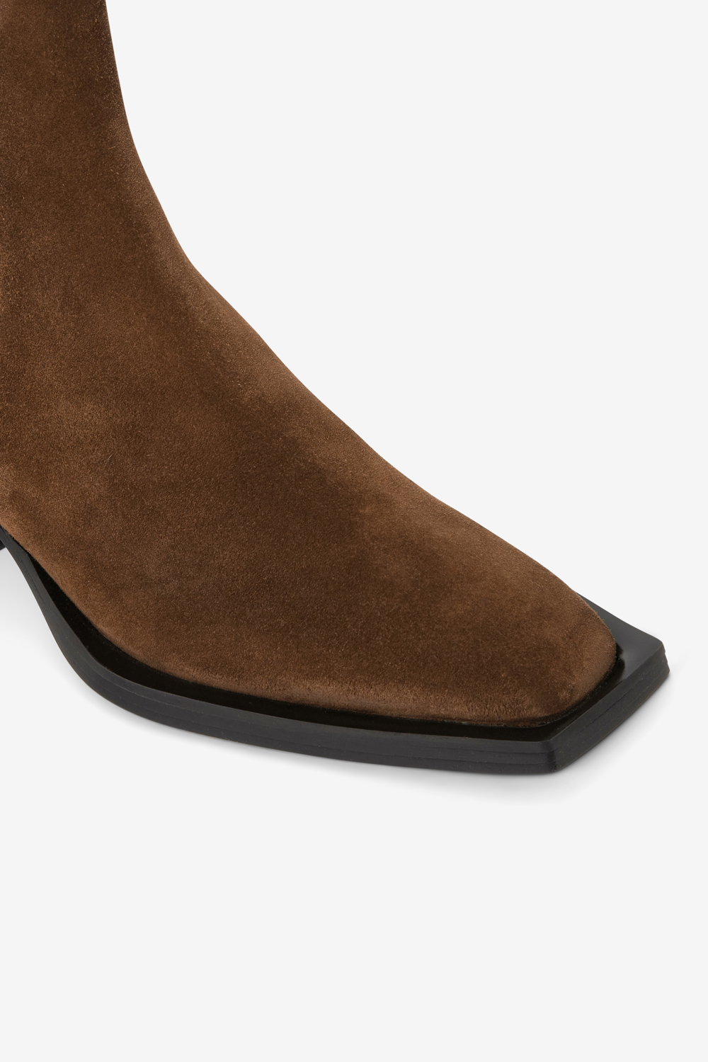 House Of Dagmar Suede Leather Boots In Tobacco Brown