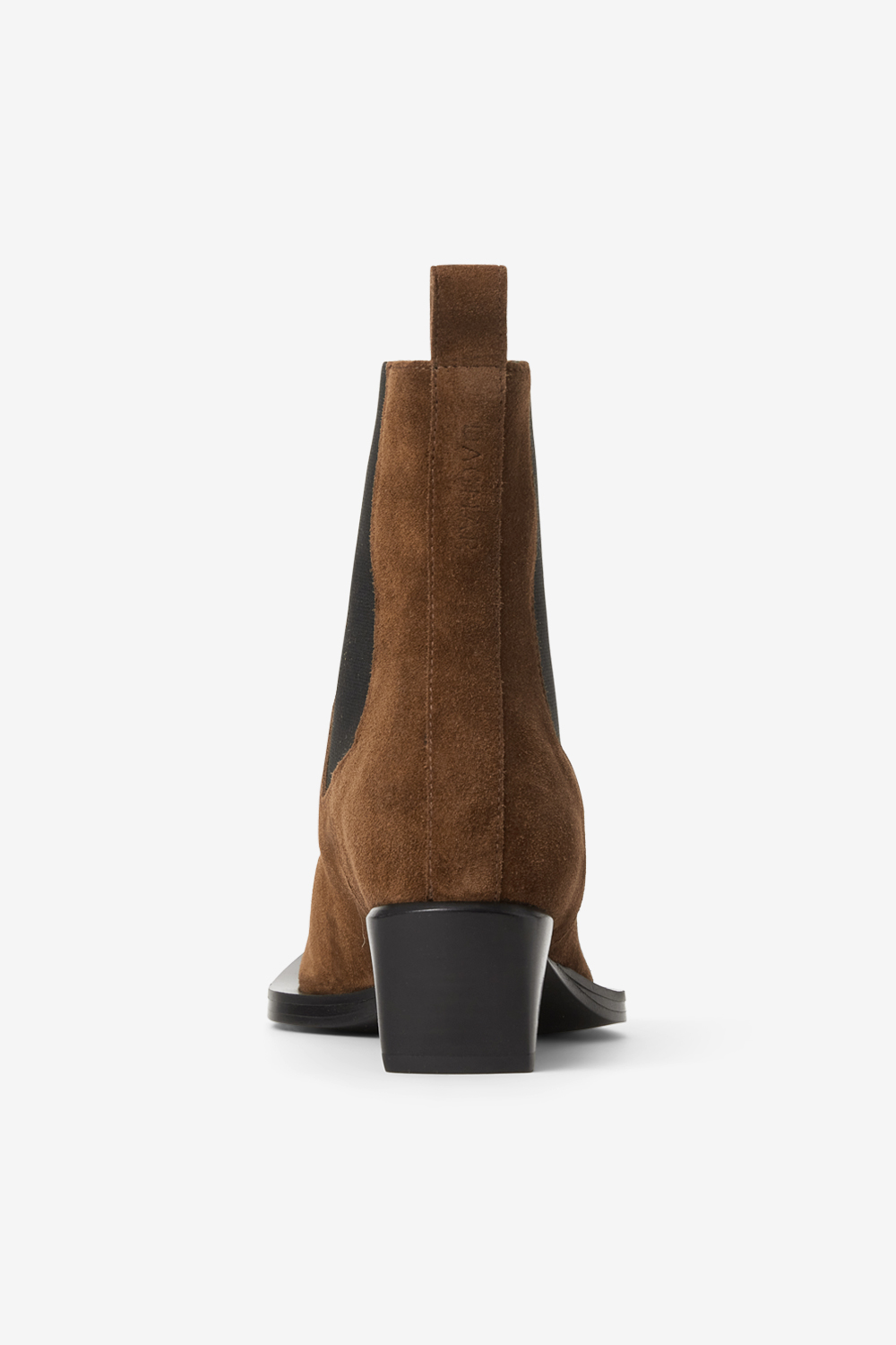 House Of Dagmar Suede Leather Boots In Tobacco Brown