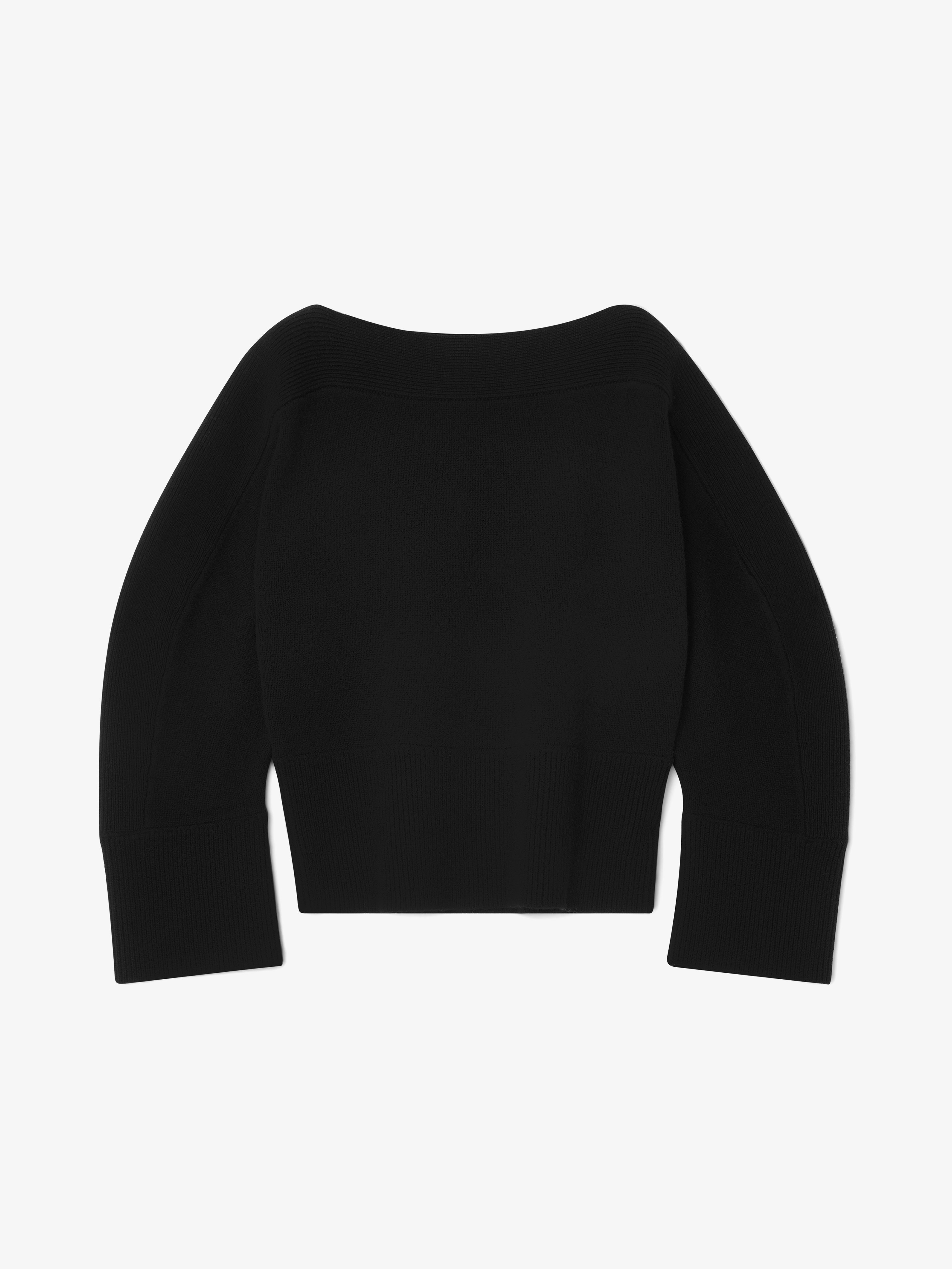 House Of Dagmar Curved Knit In Black