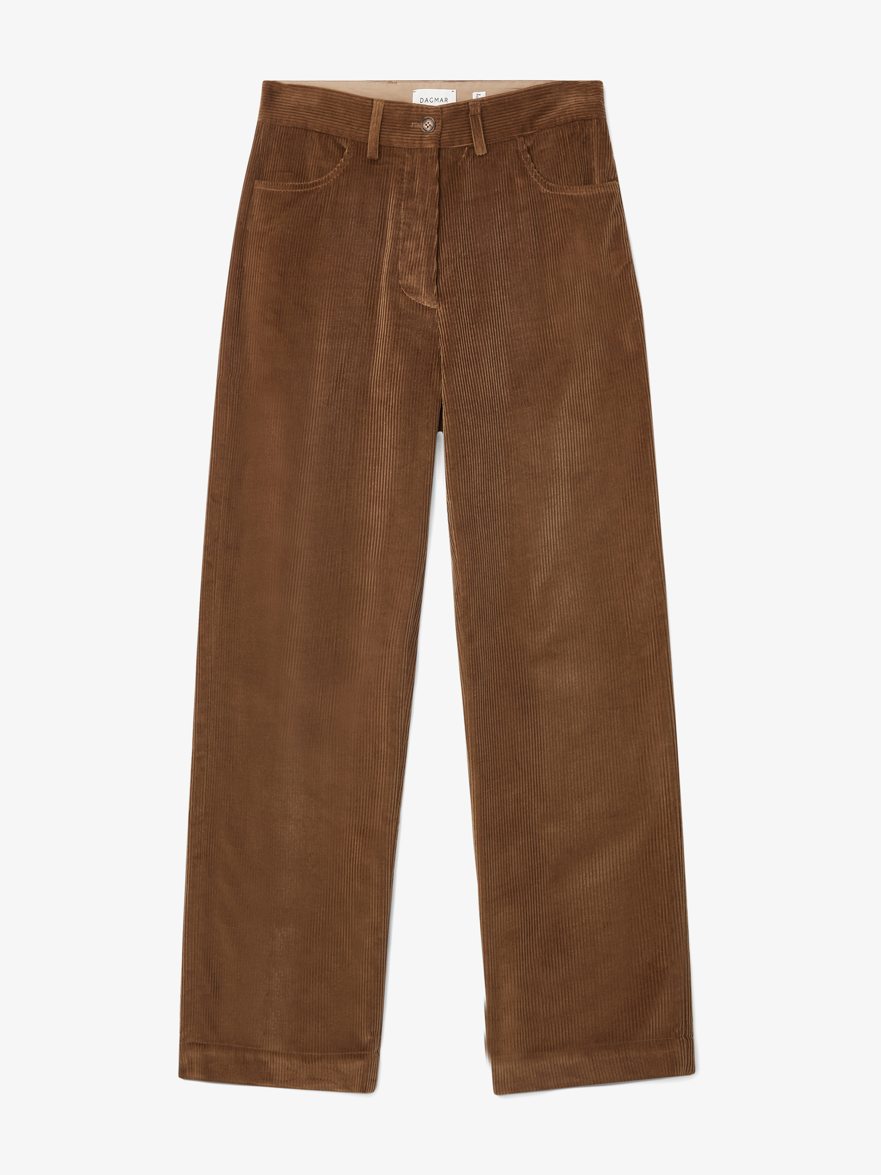 House Of Dagmar Corduroy Trousers In Cinnamon Brown