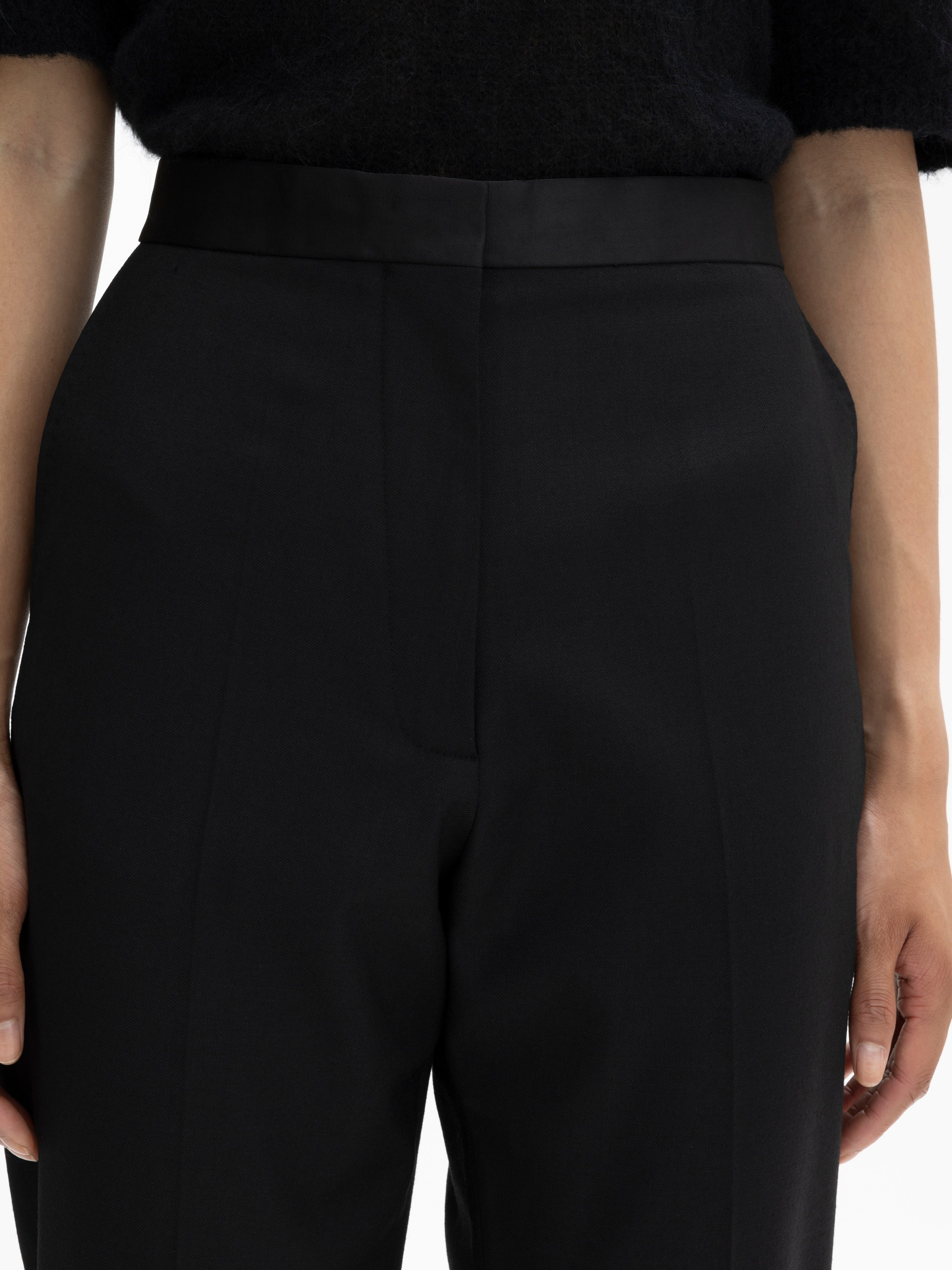 House Of Dagmar Tuxedo Trousers In Black