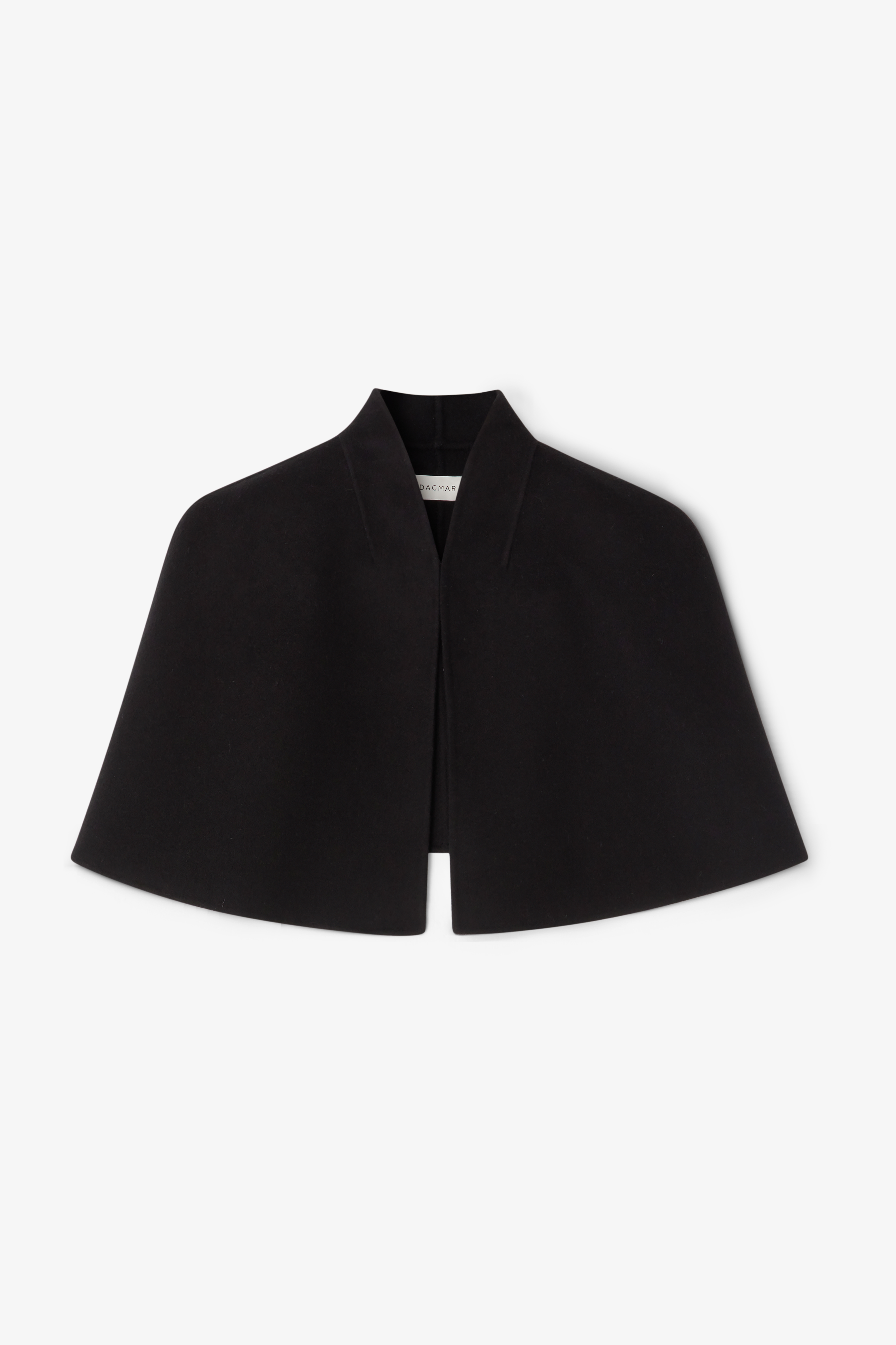 House Of Dagmar Doublé Poncho In Black