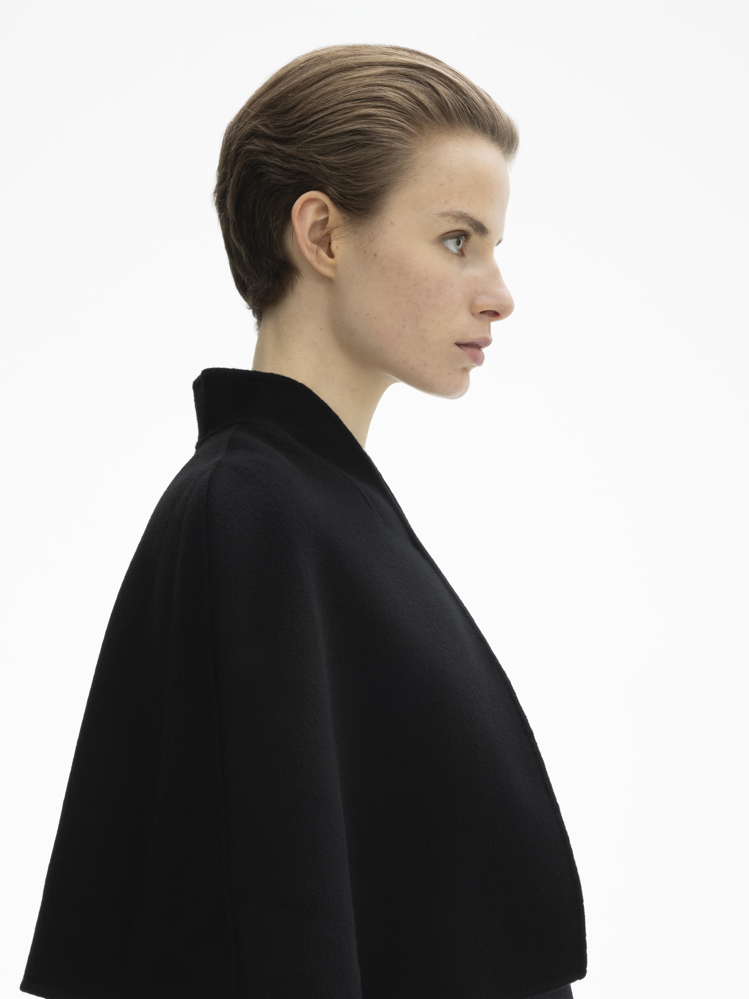 House Of Dagmar Doublé Poncho In Black