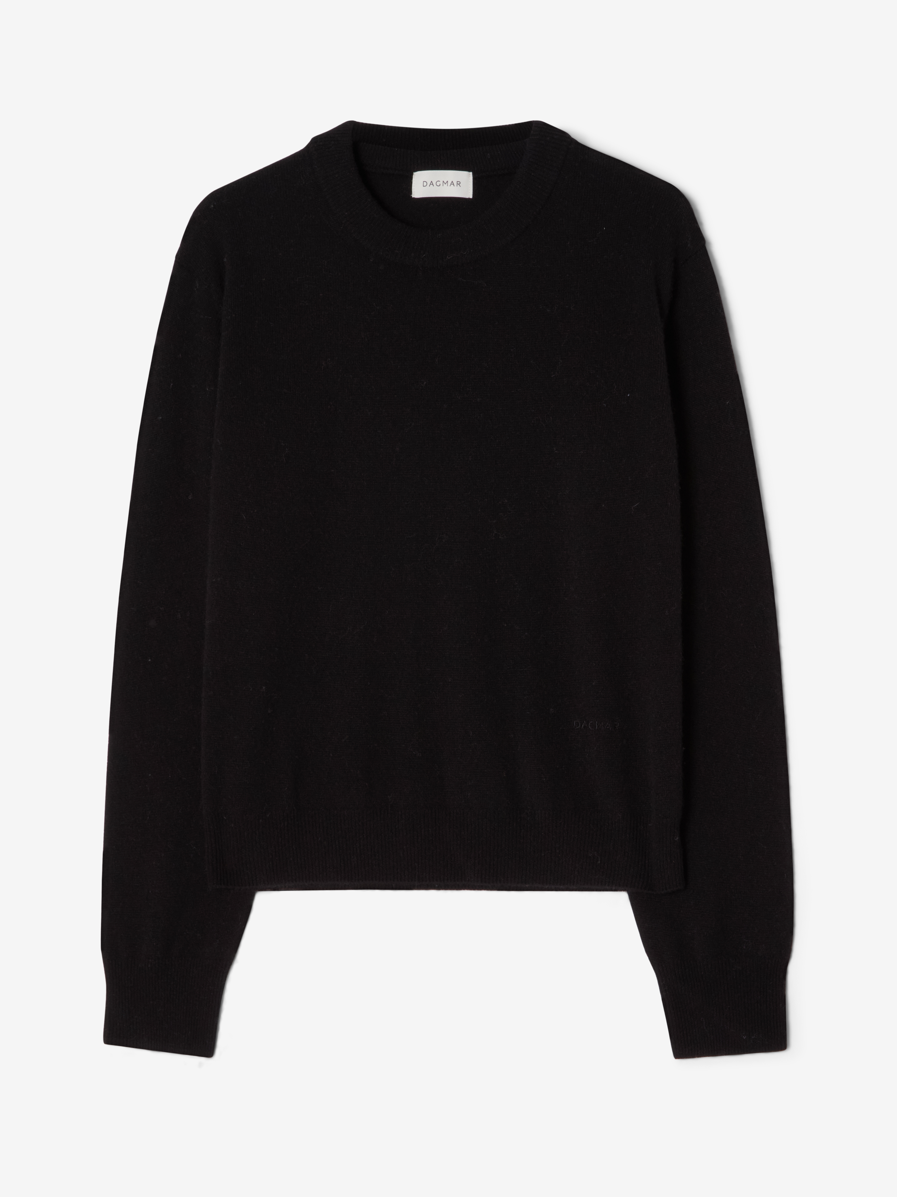House Of Dagmar Wool Cashmere Knit In Black