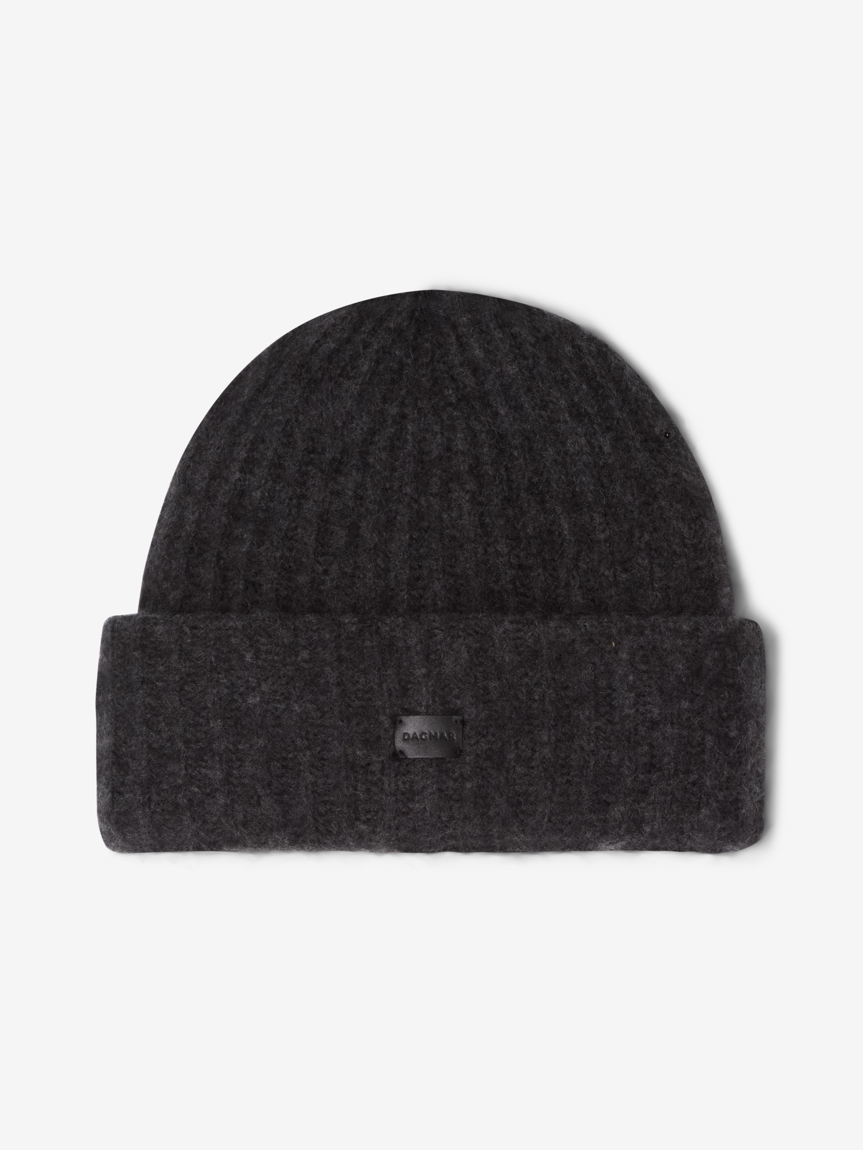 House Of Dagmar Fluffy Alpaca Beanie In Graphite Grey
