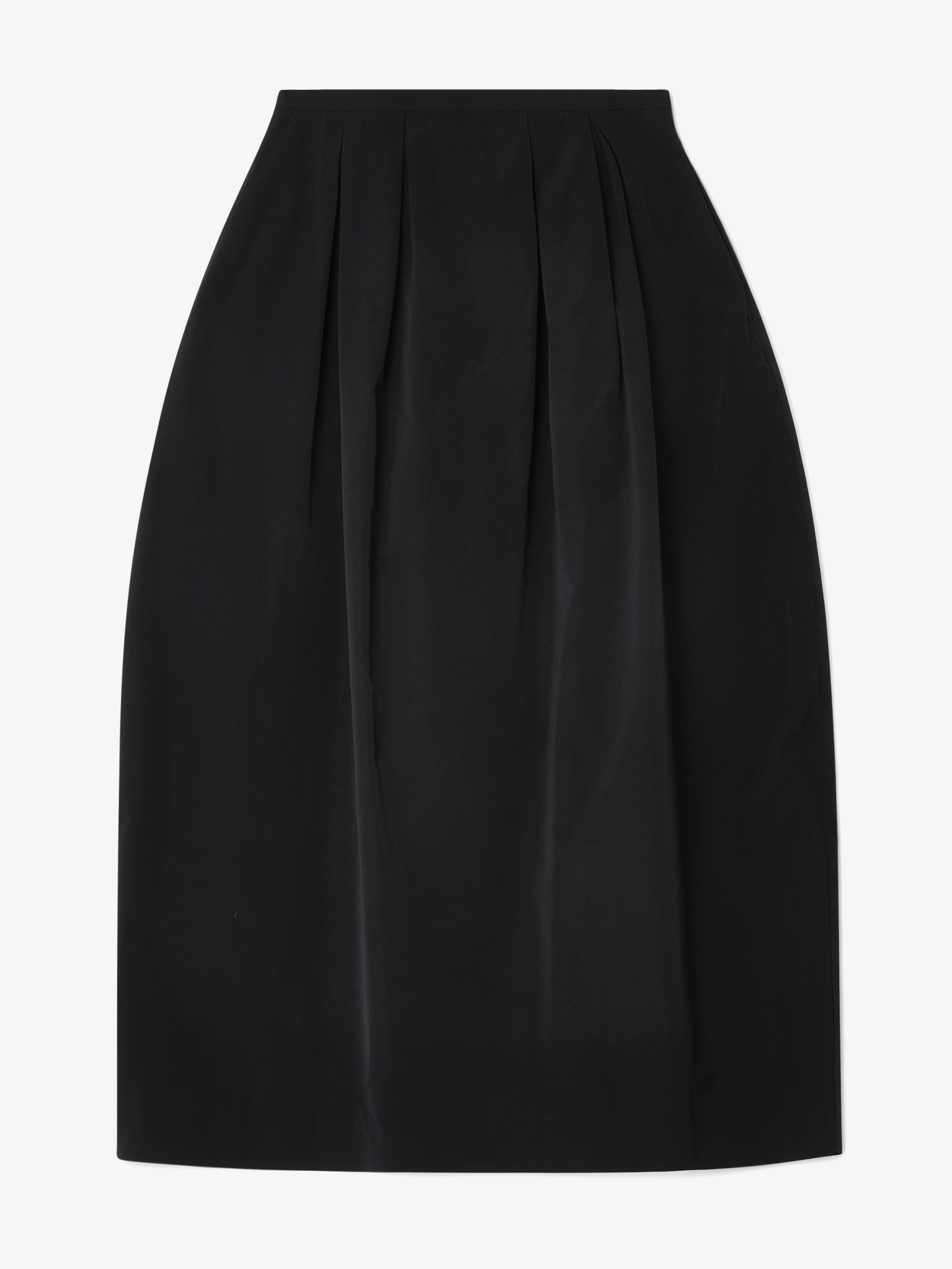 スカート [NICEGHOSTCLUB]PADDED WRINKLE SKIRT_WHITE(NG2CFUPA92A) Shop - Curved pleated skirt - Official Online Store