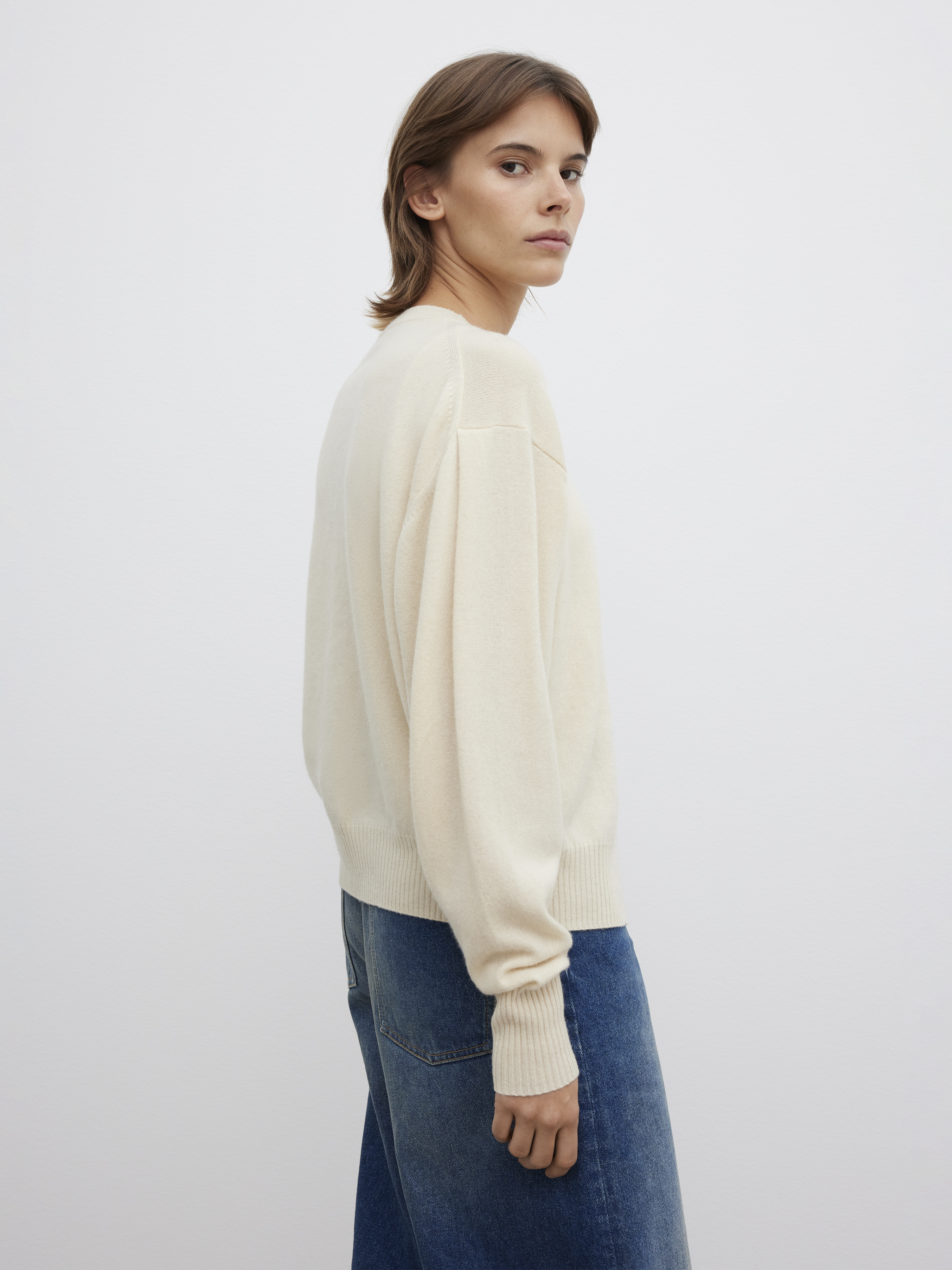 House Of Dagmar Single Btn Cardigan In Buttercream Yellow