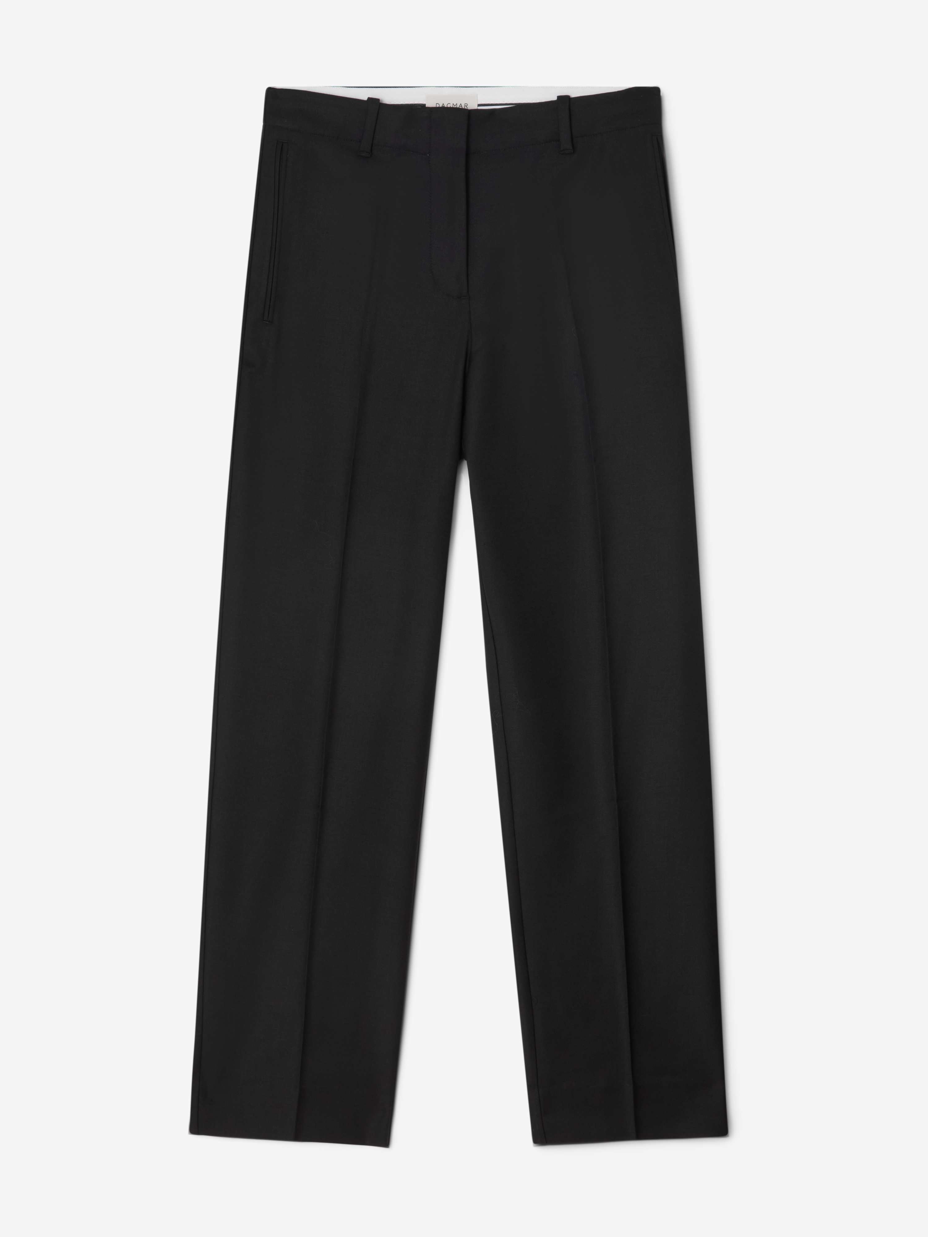 House Of Dagmar Cropped Trousers In Black