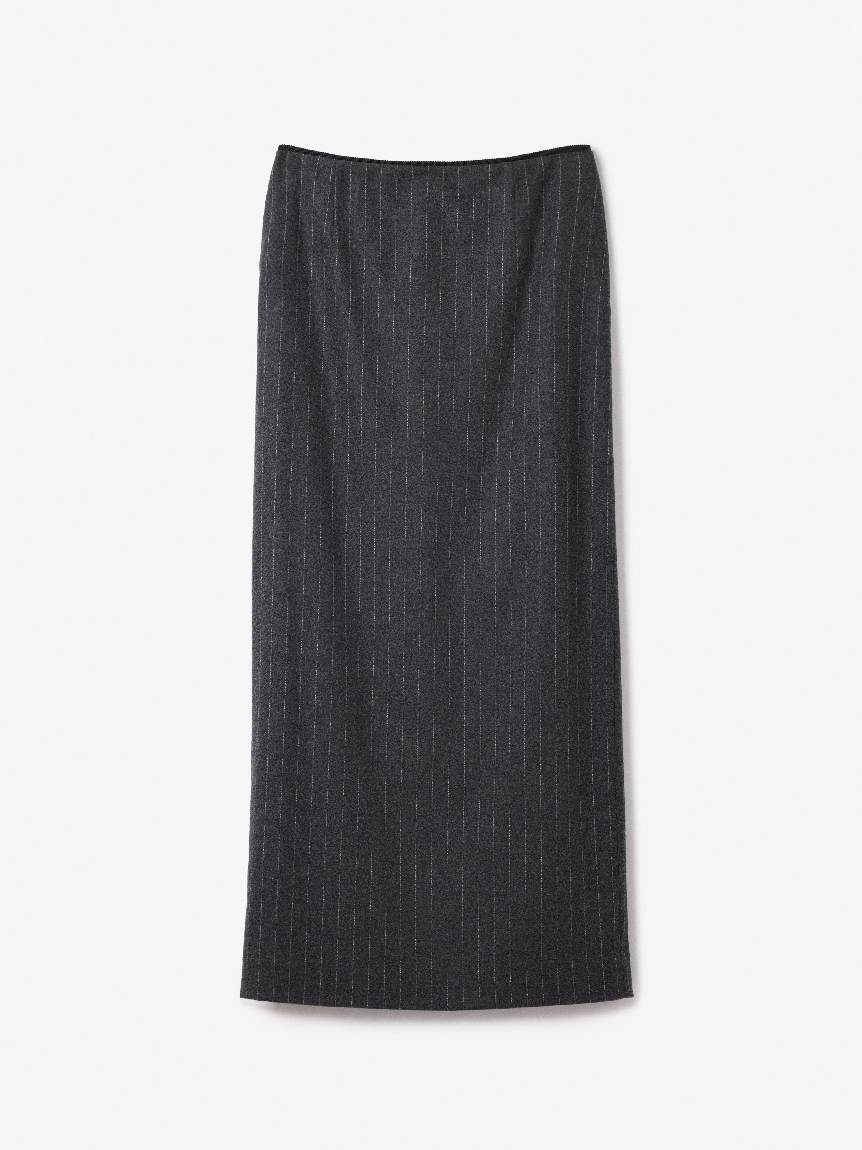 House Of Dagmar Pencil Maxi Skirt In Gray