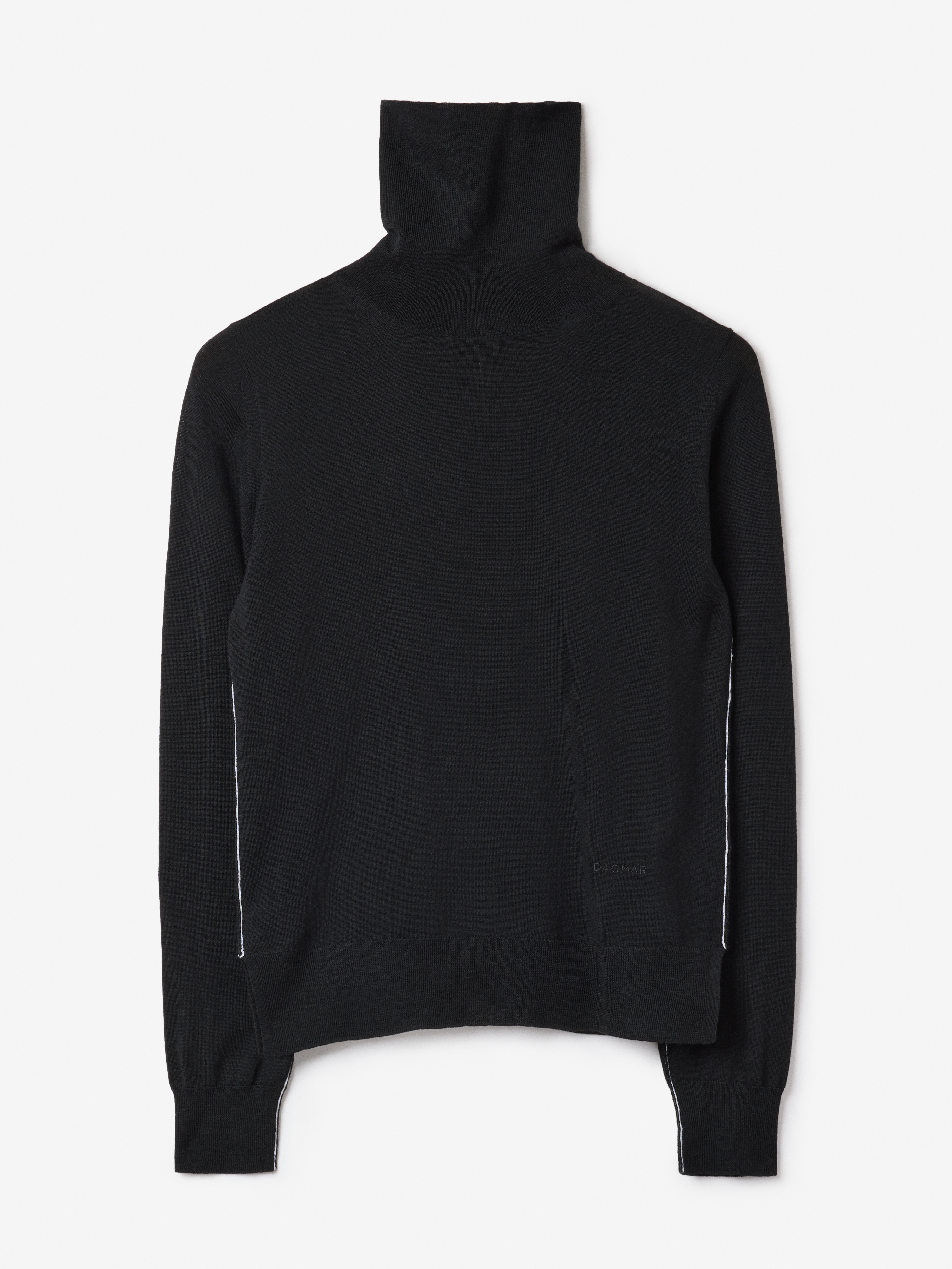 House Of Dagmar Cashmere Turtleneck In Black
