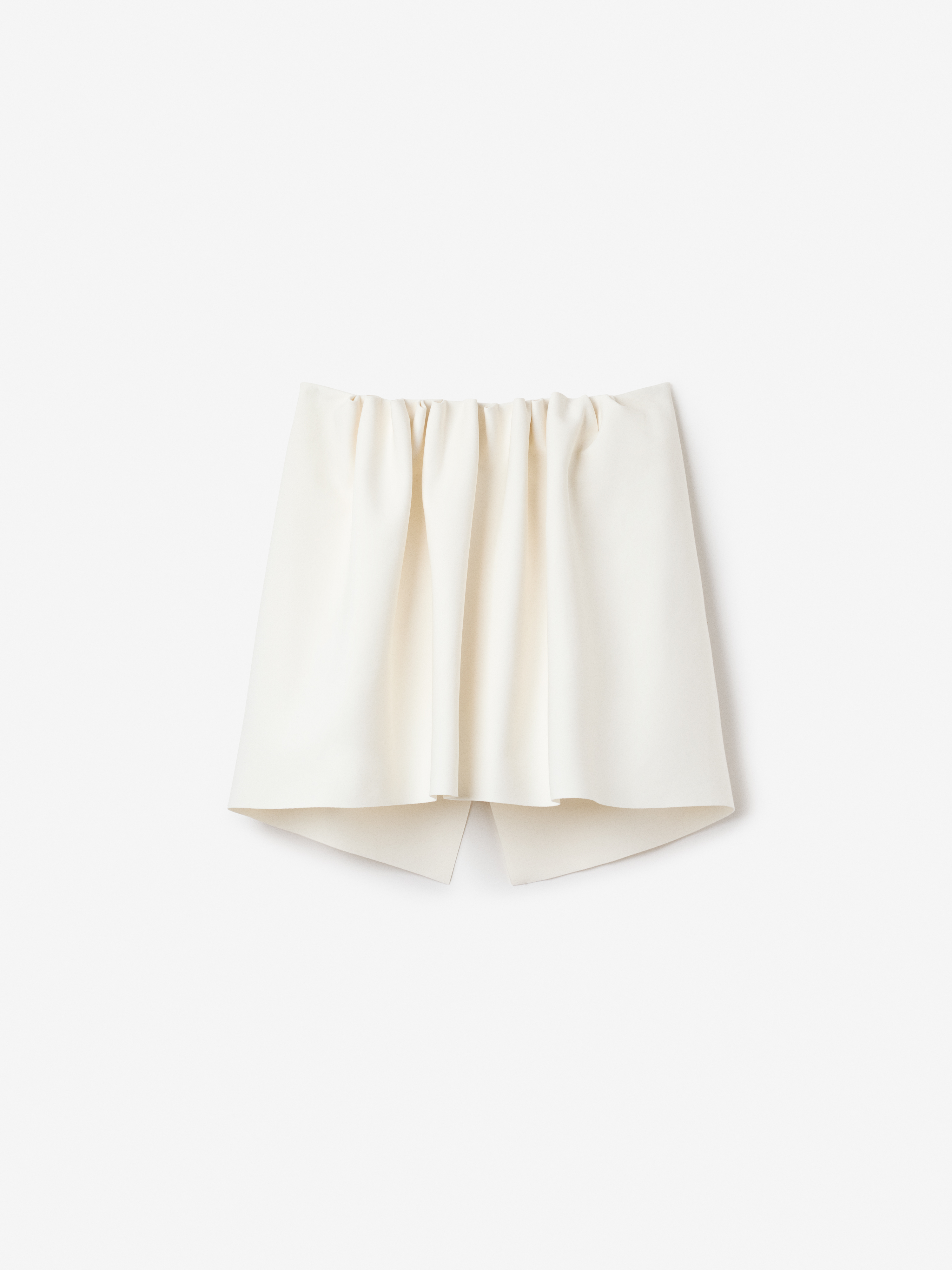 House Of Dagmar Rouched Tube Top In White