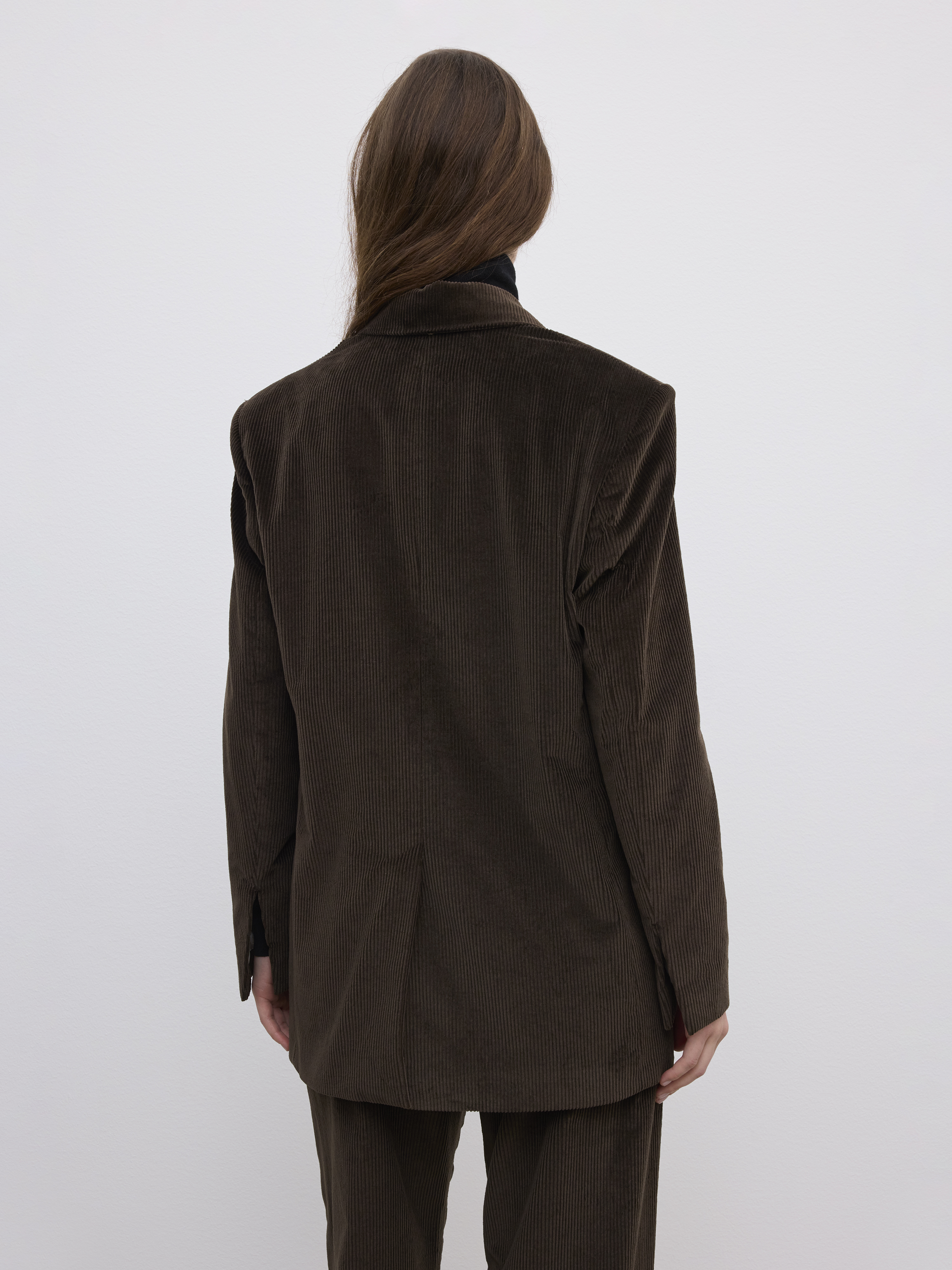 House Of Dagmar Corduroy Blazer In Brown