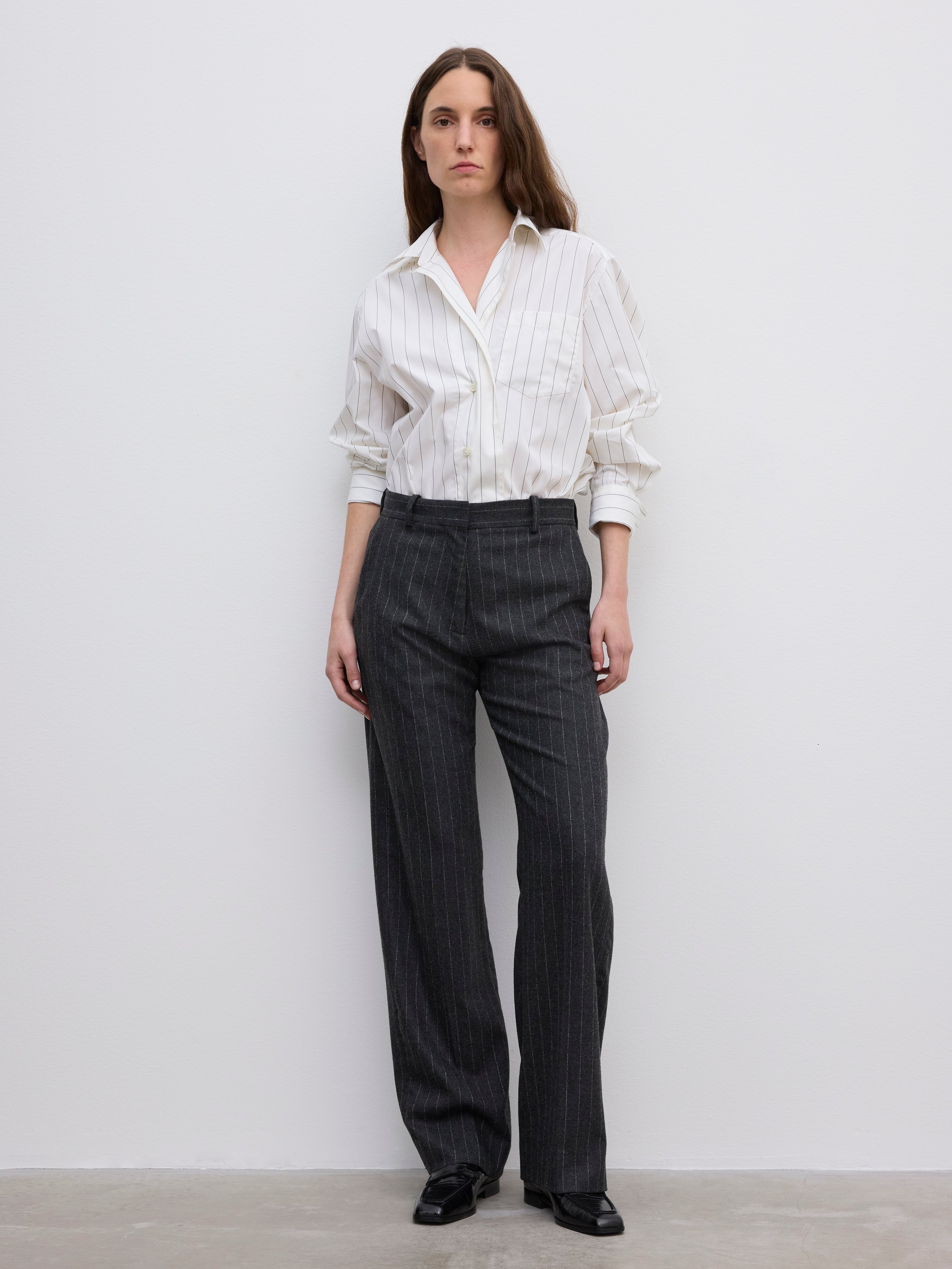 House Of Dagmar Asymmetric Shirt In Multi
