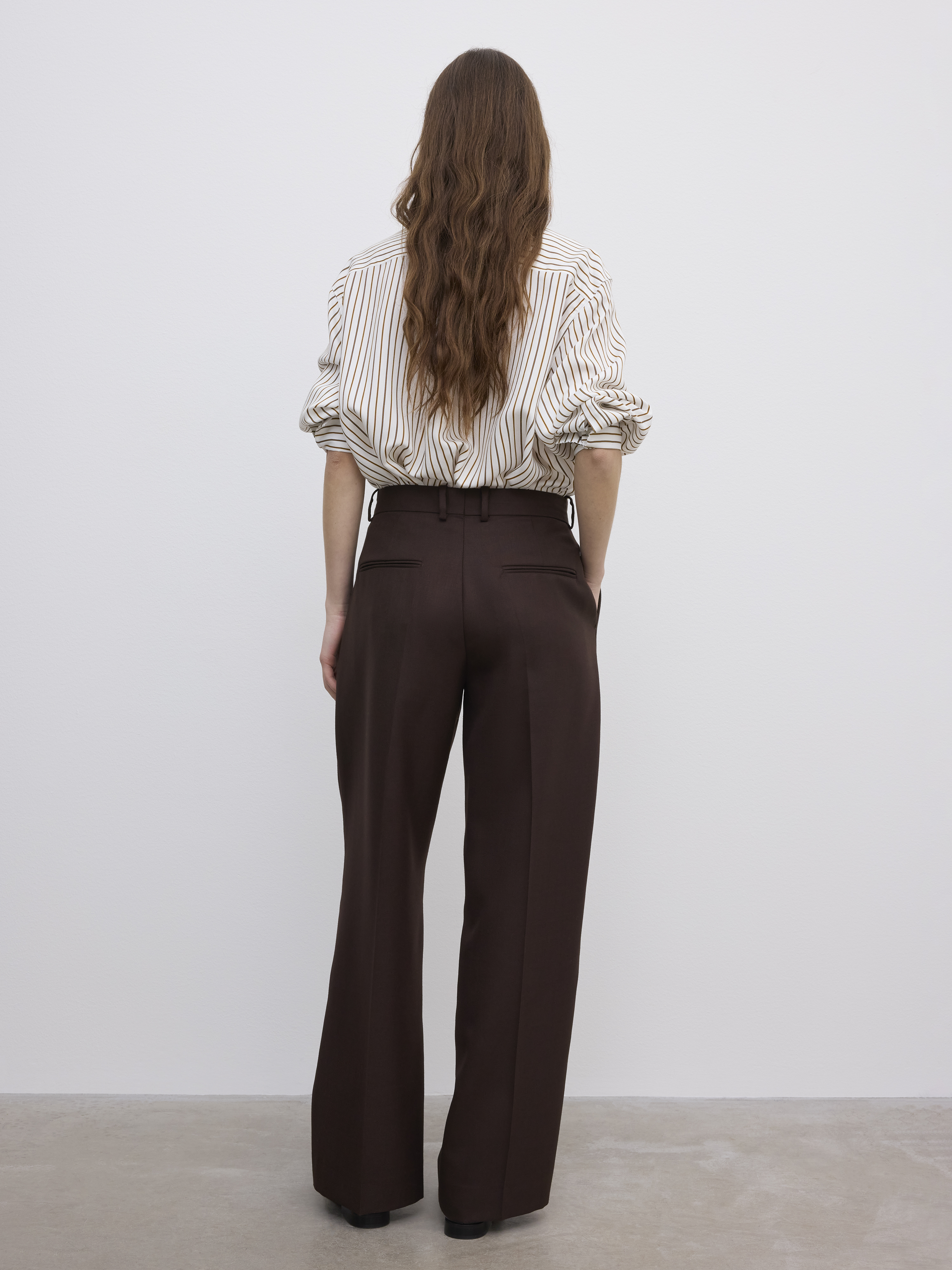 House Of Dagmar Relaxed Suit Trouser In Brown