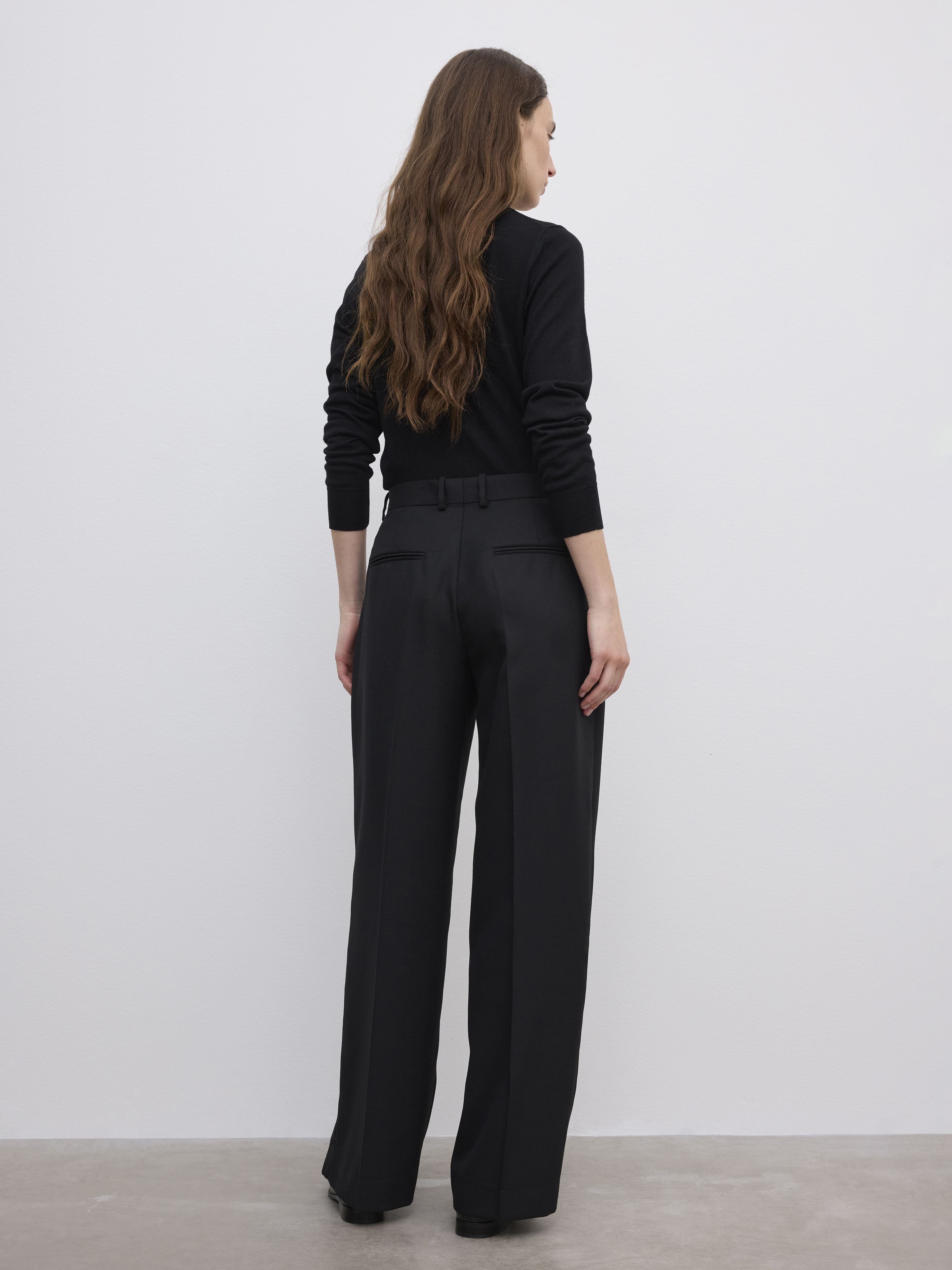 House Of Dagmar Relaxed Suit Trouser In Black