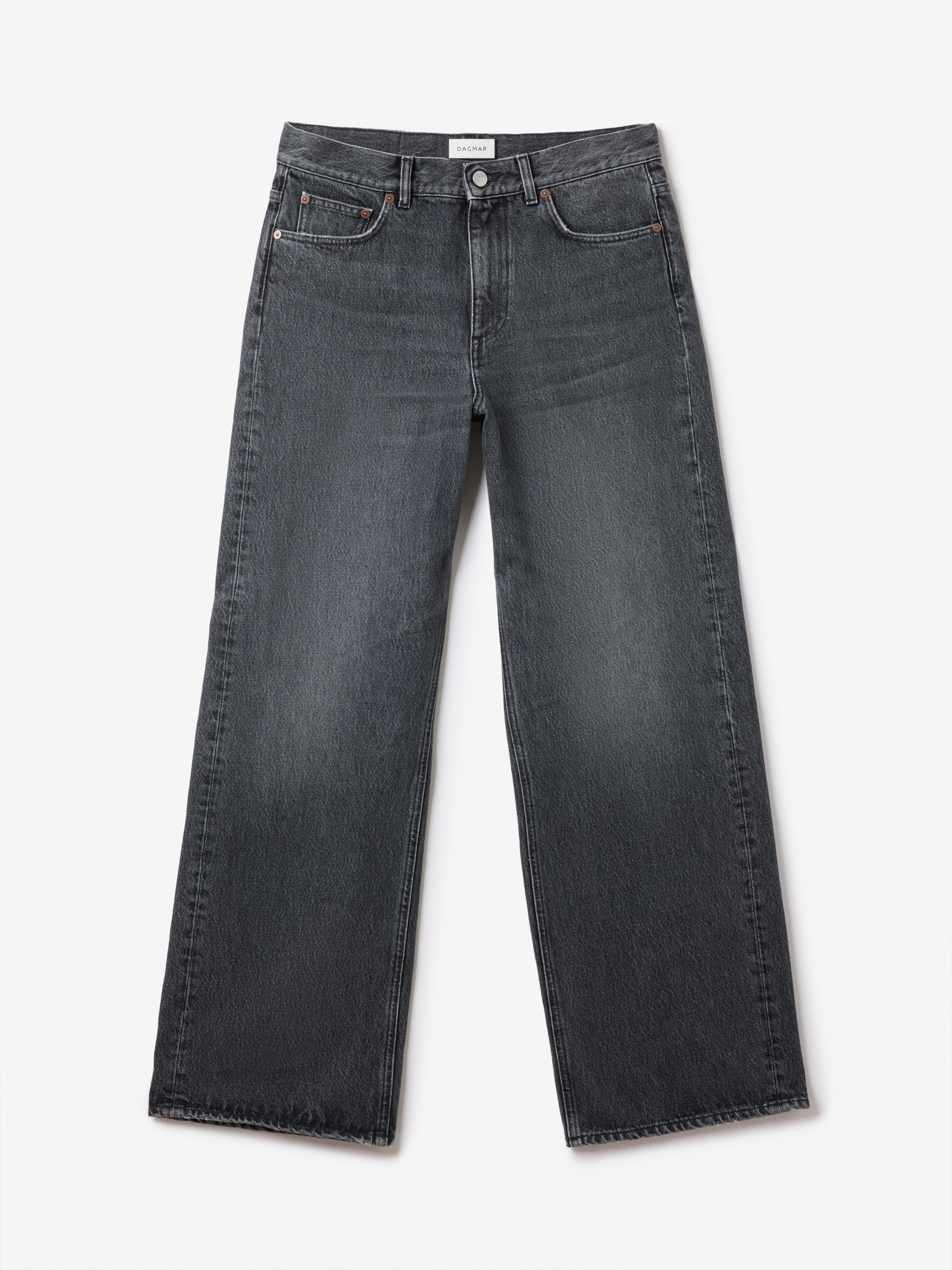 House Of Dagmar Baggy Fit Denim In Black