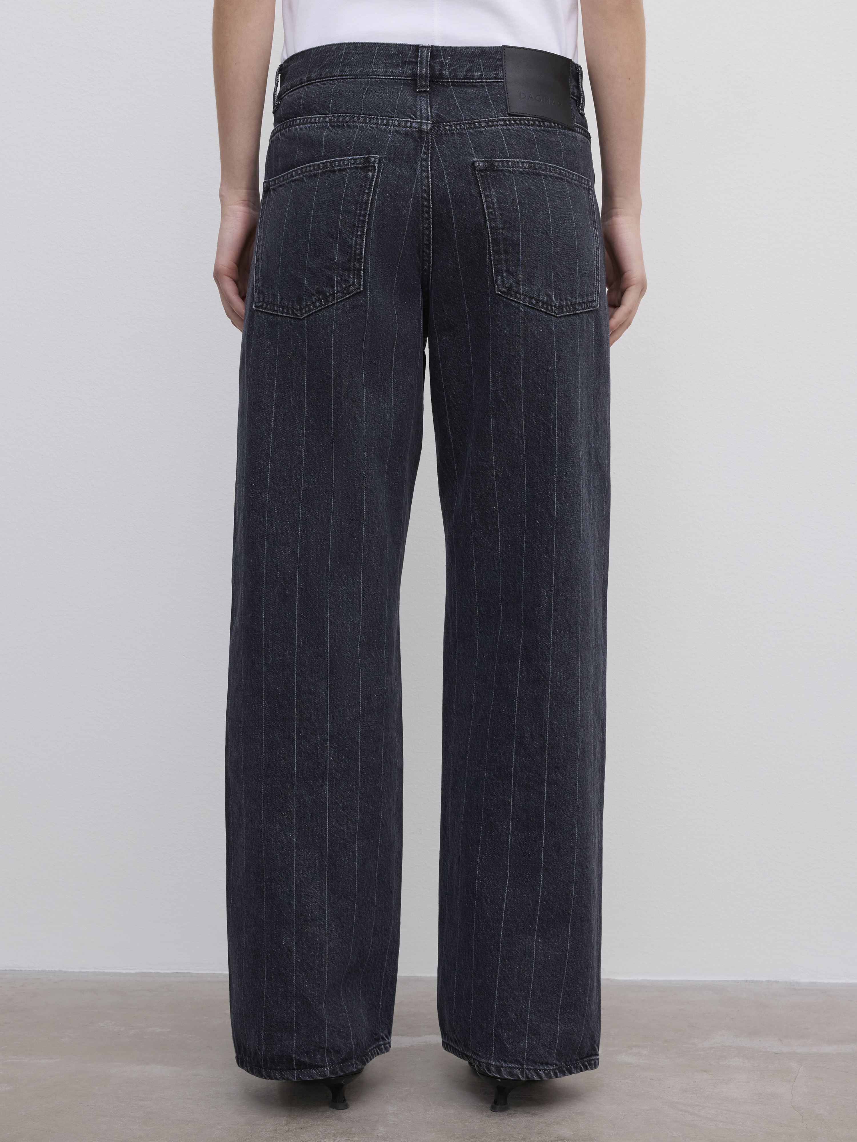 House Of Dagmar Baggy Fit Denim In Multi