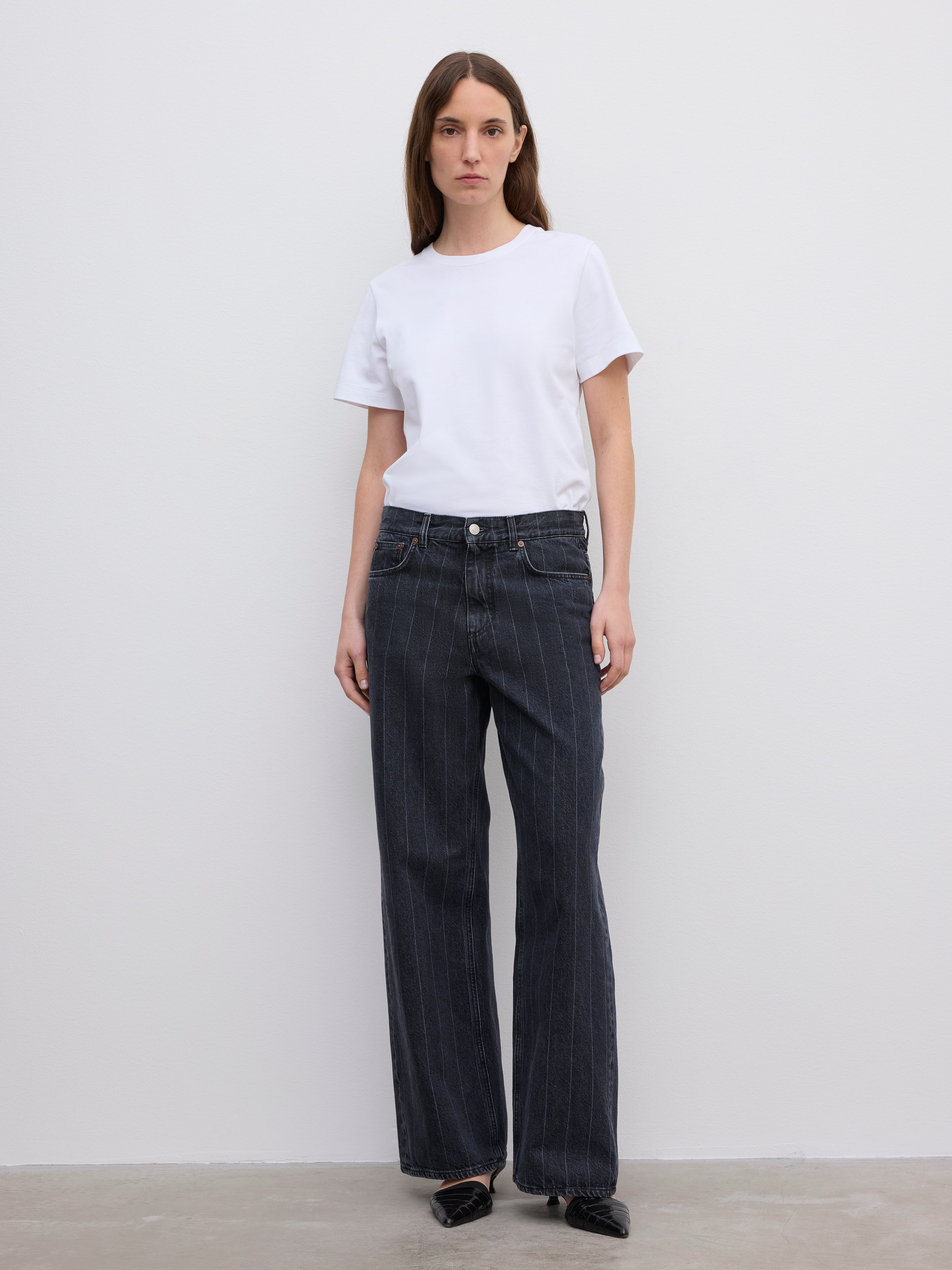 House Of Dagmar Baggy Fit Denim In Multi