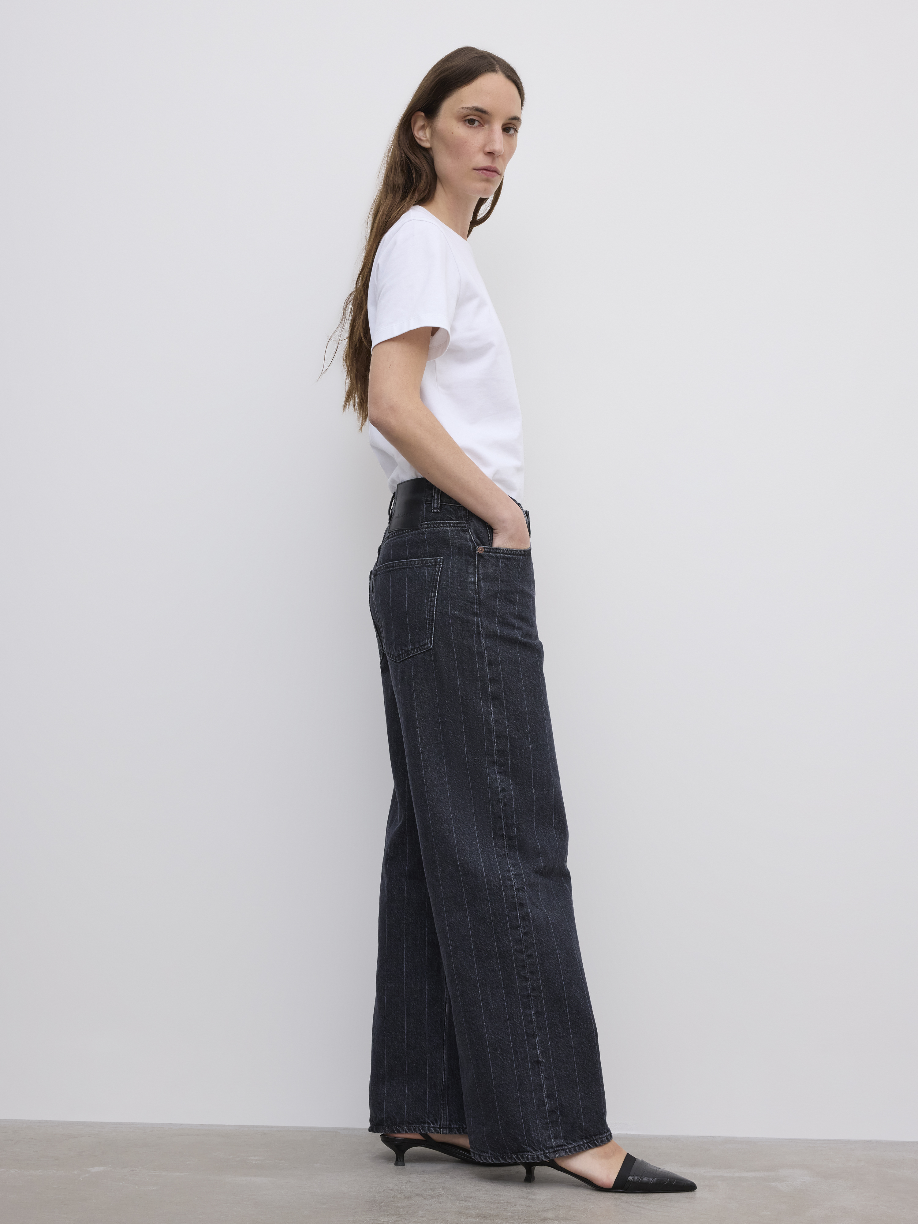 House Of Dagmar Baggy Fit Denim In Multi