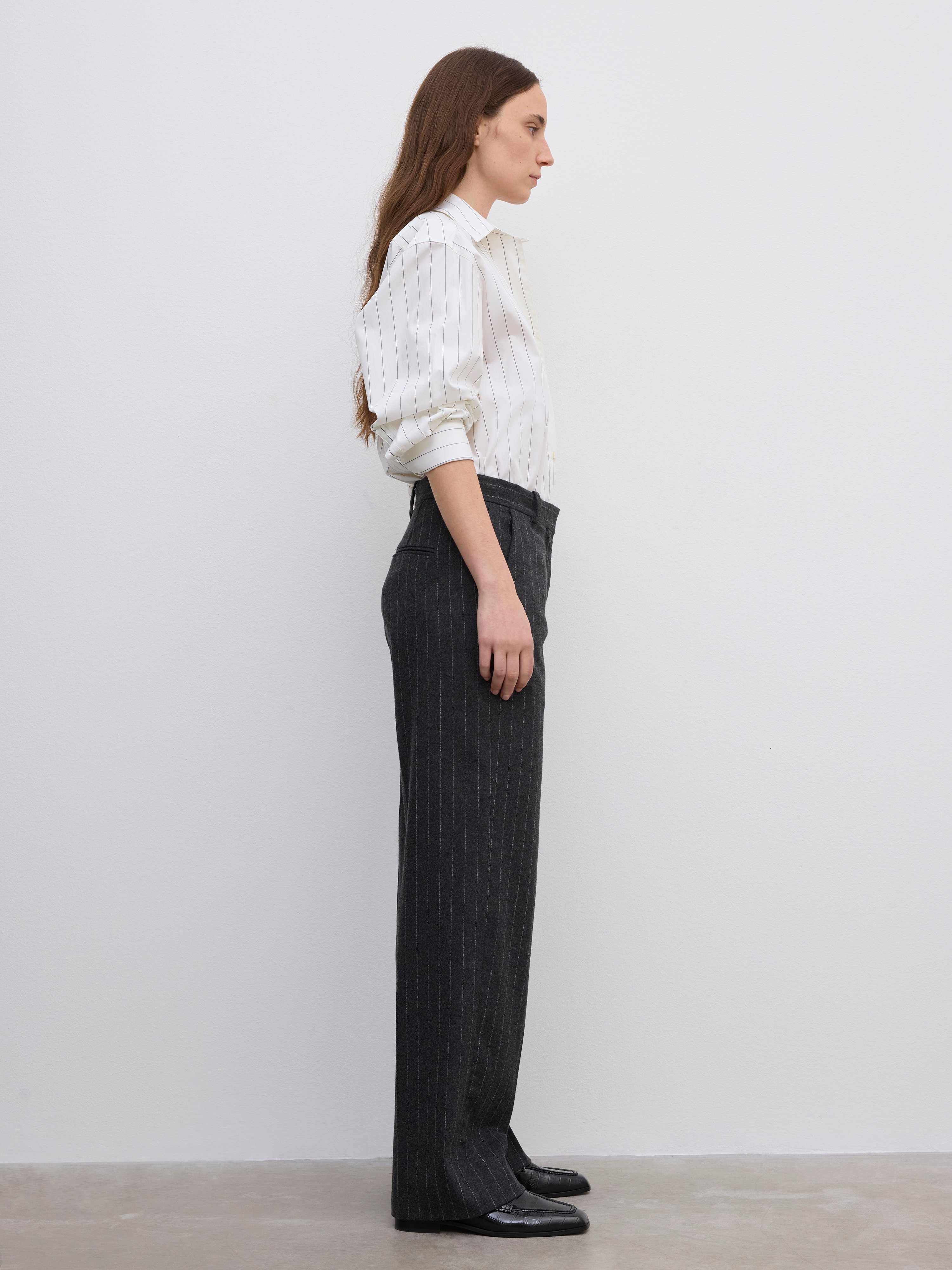 House Of Dagmar Classic Suit Trouser In Gray