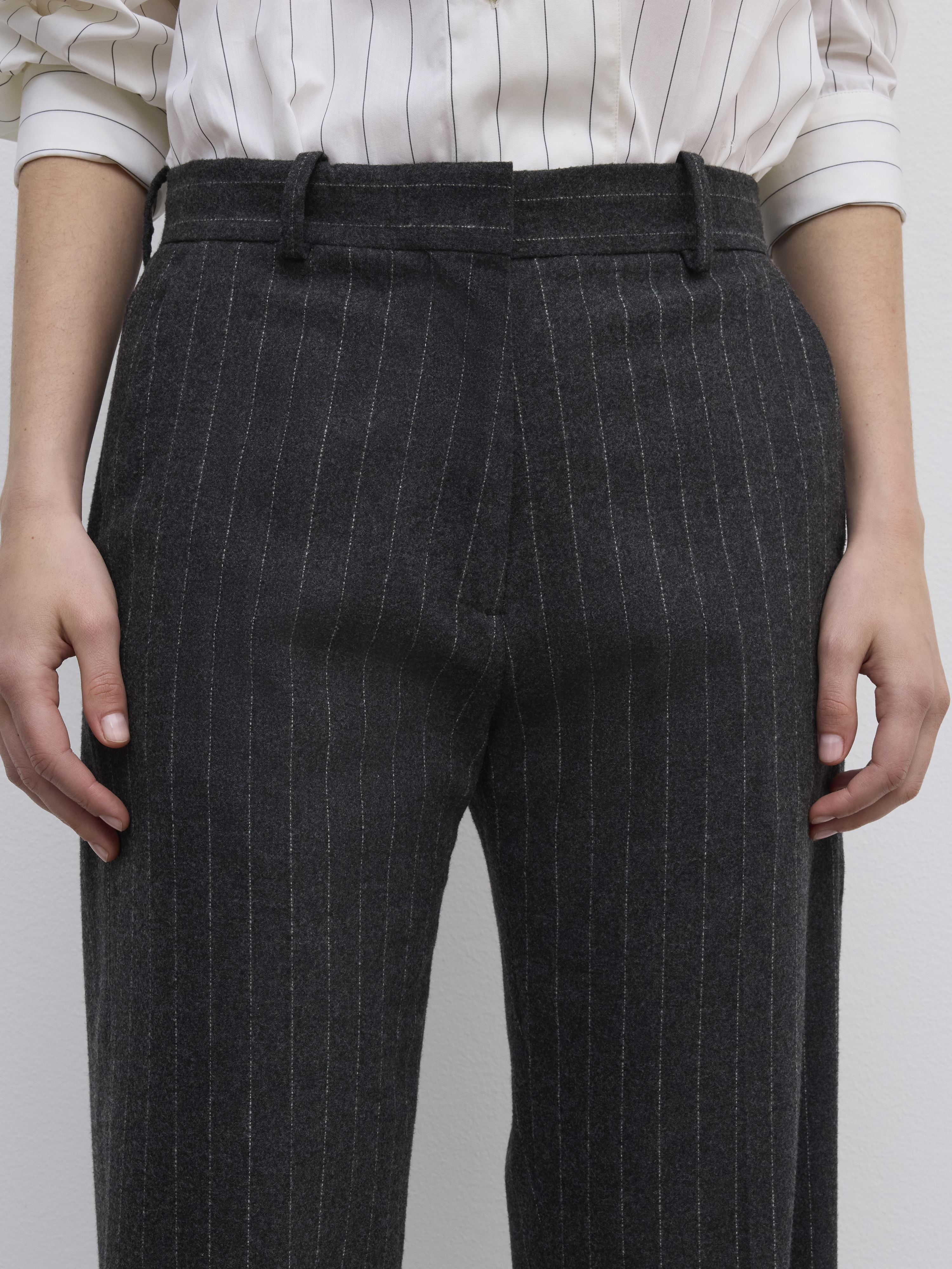 House Of Dagmar Classic Suit Trouser In Gray