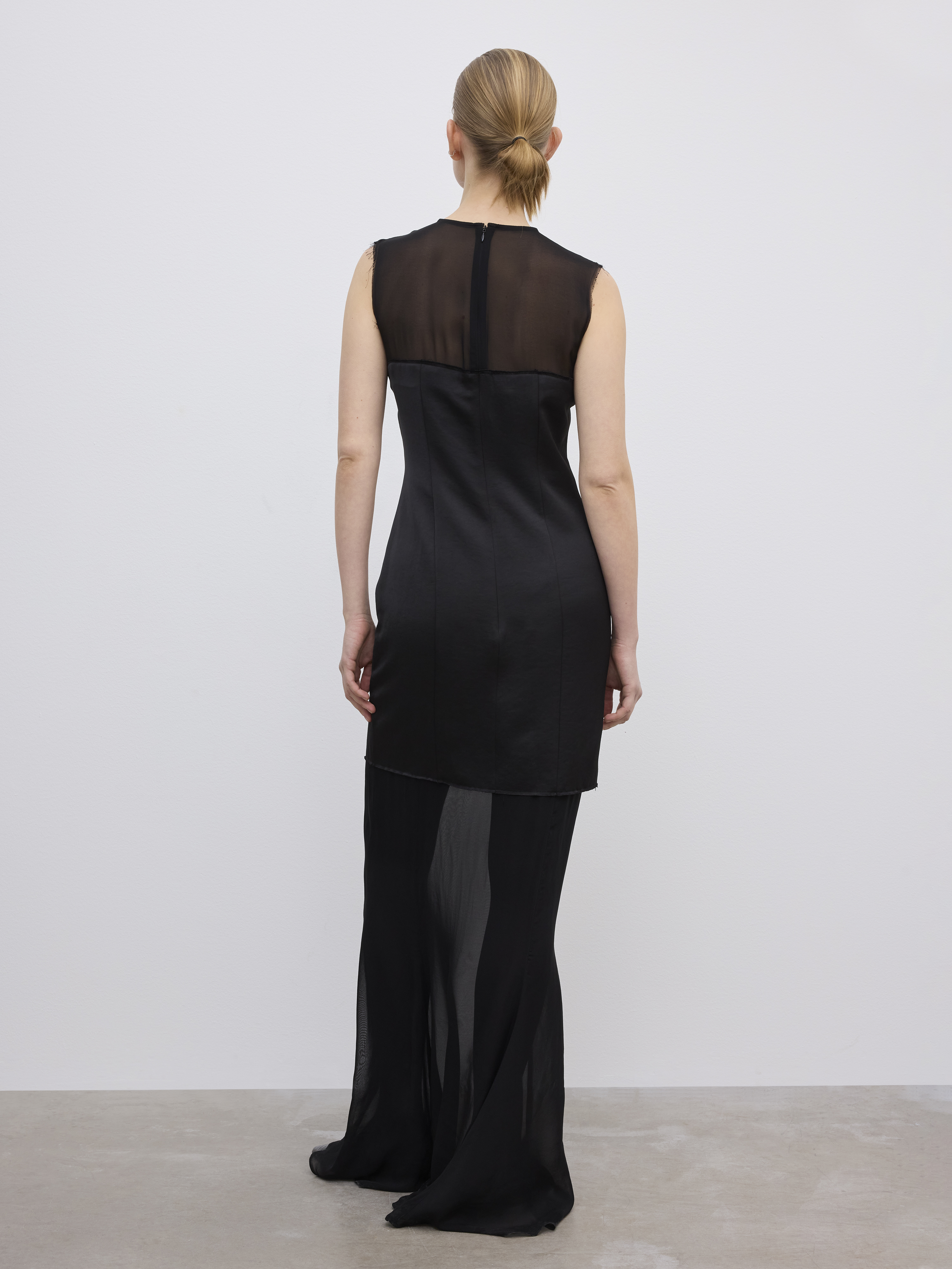 House Of Dagmar Two-layer Maxi Dress In Black