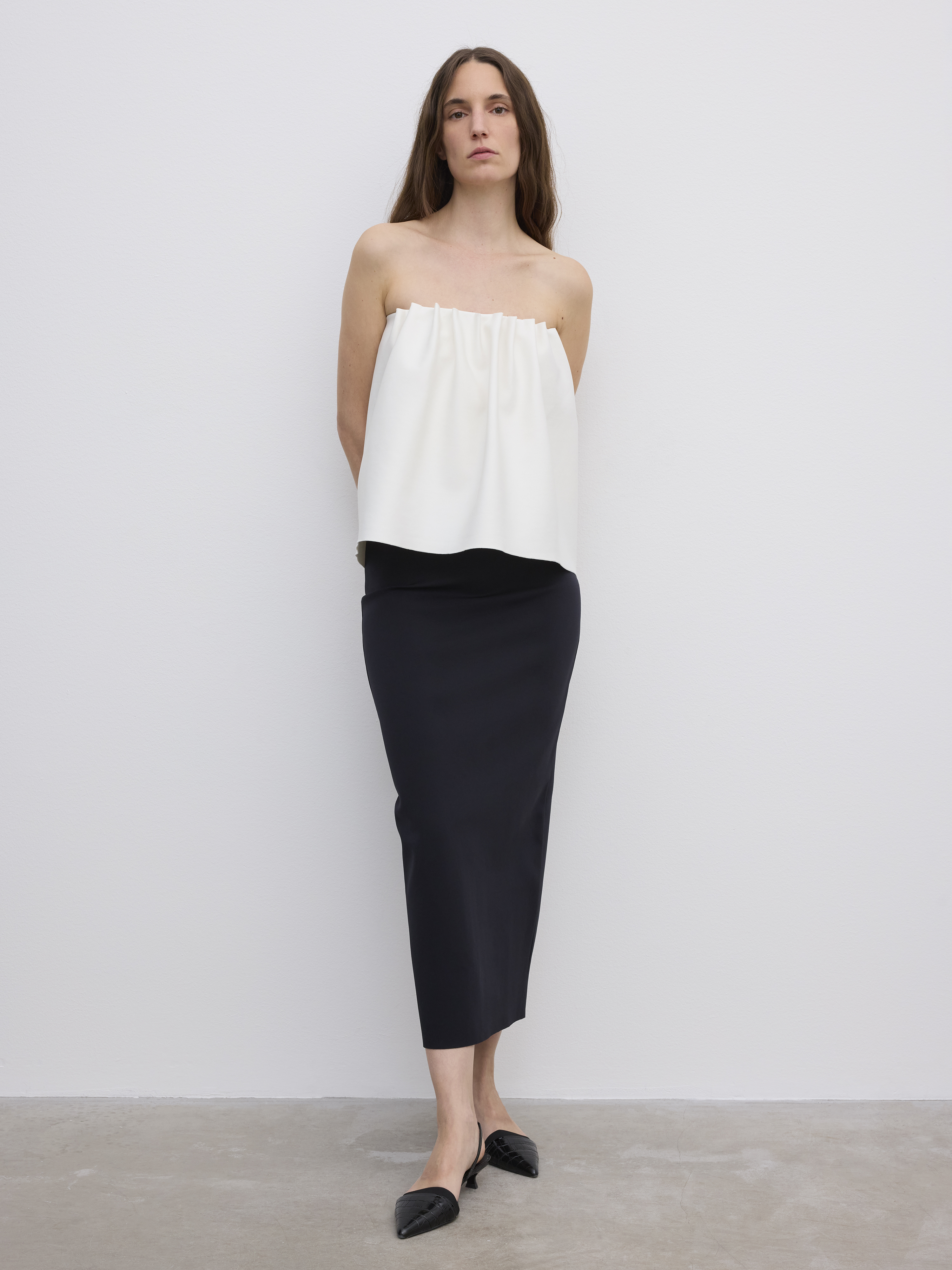 House Of Dagmar Rouched Tube Dress In Multi