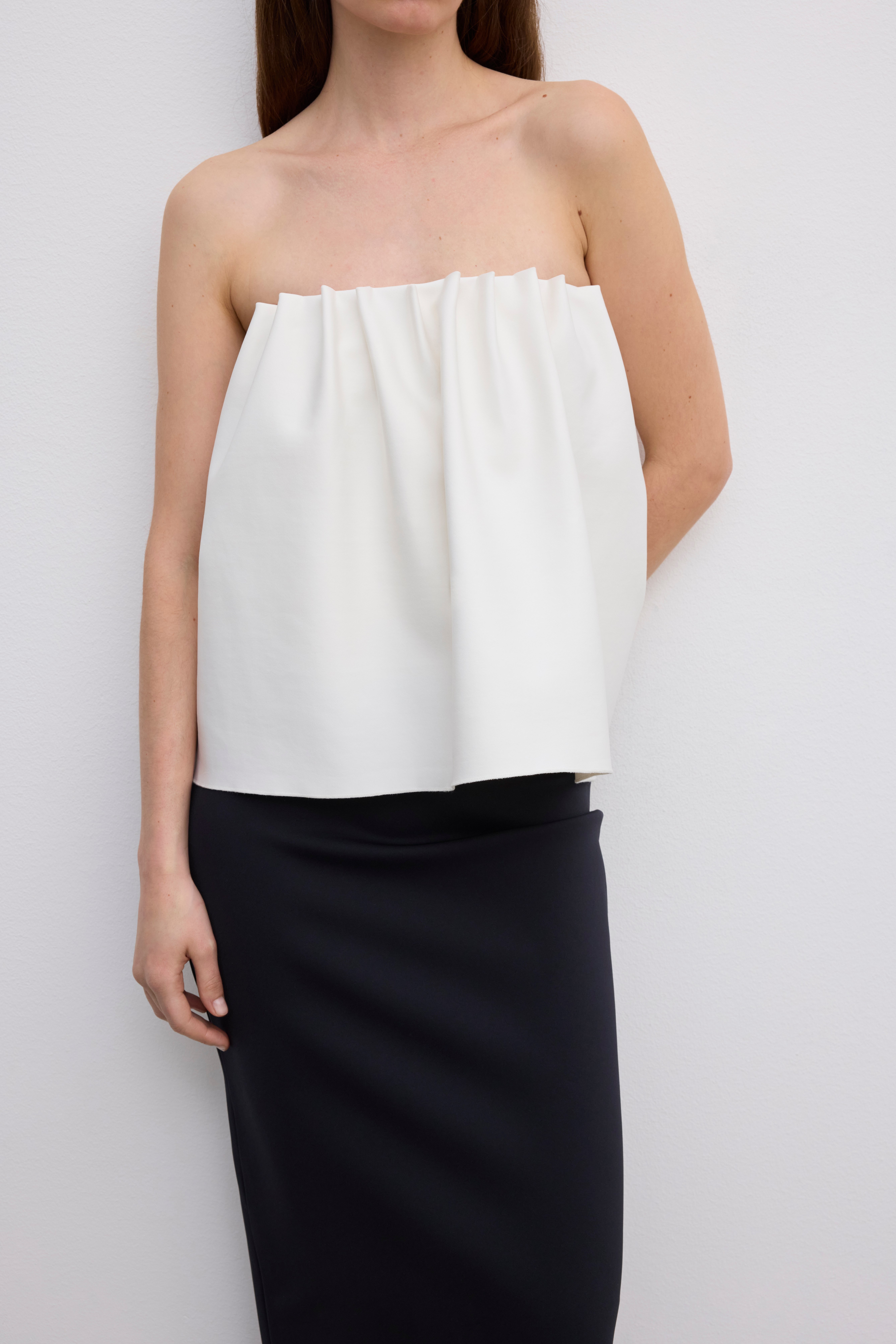 House Of Dagmar Rouched Tube Dress In Multi