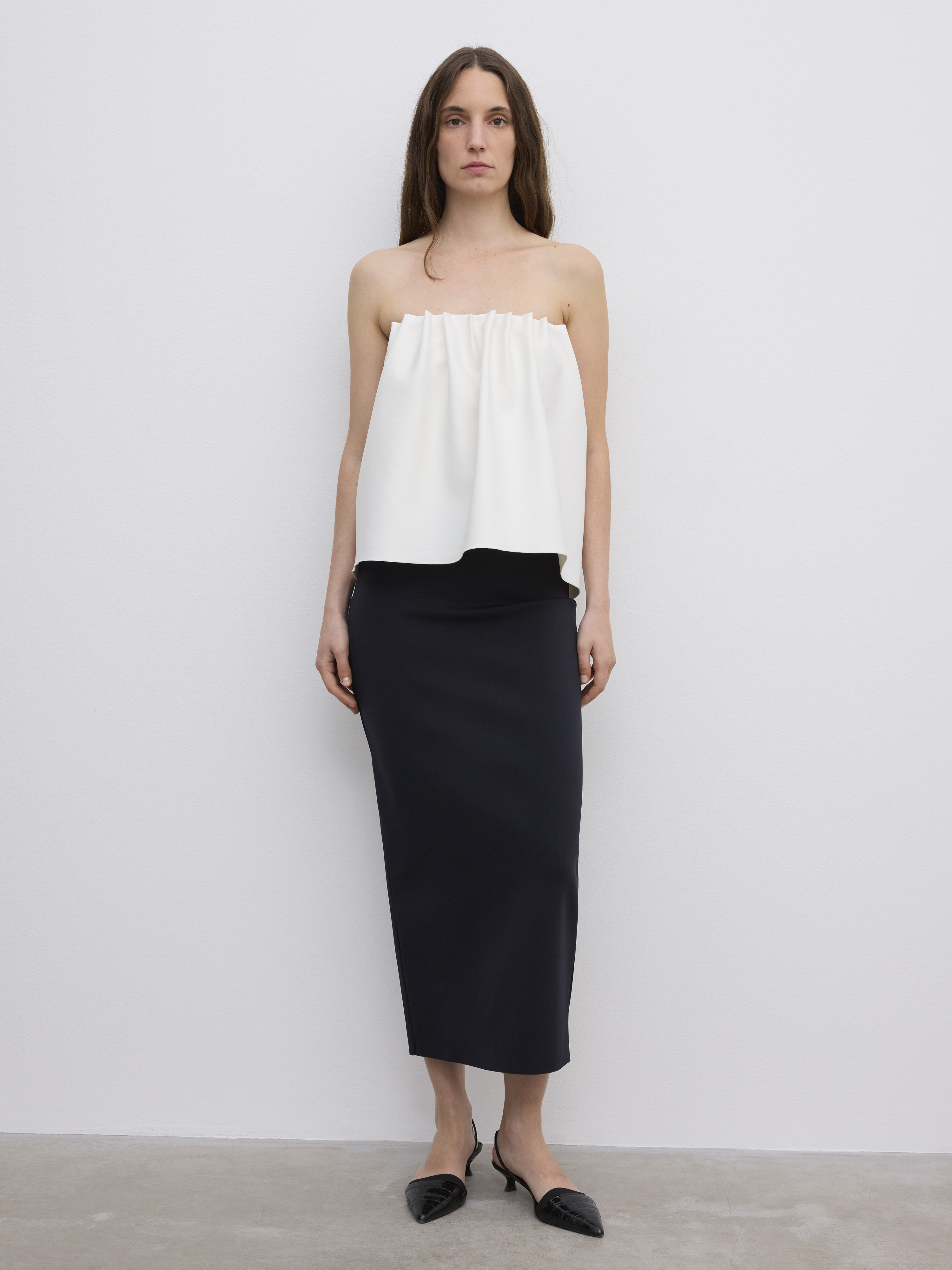House Of Dagmar Rouched Tube Dress In Multi