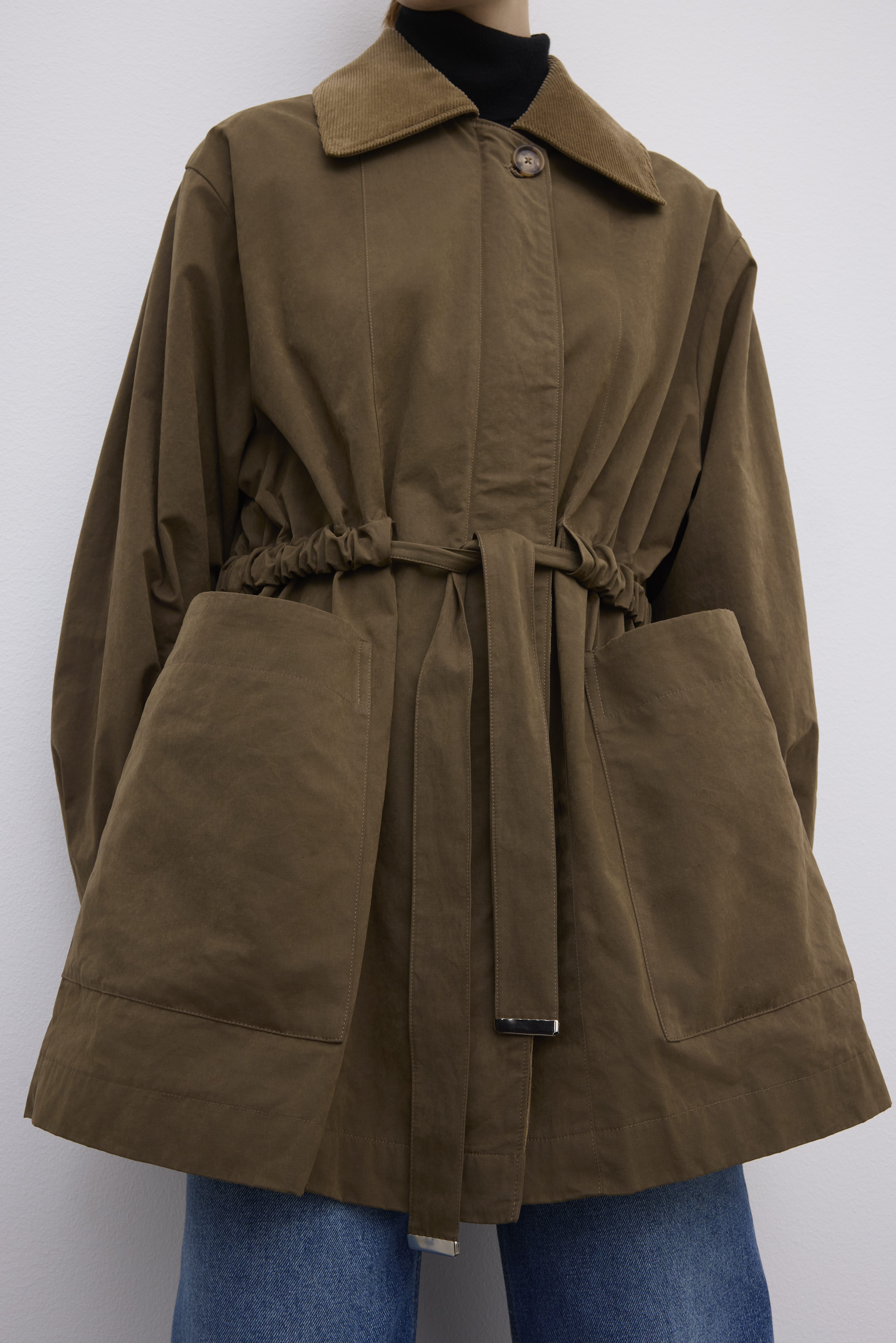 House Of Dagmar Field Cotton Jacket Cardamom Brown In Brown