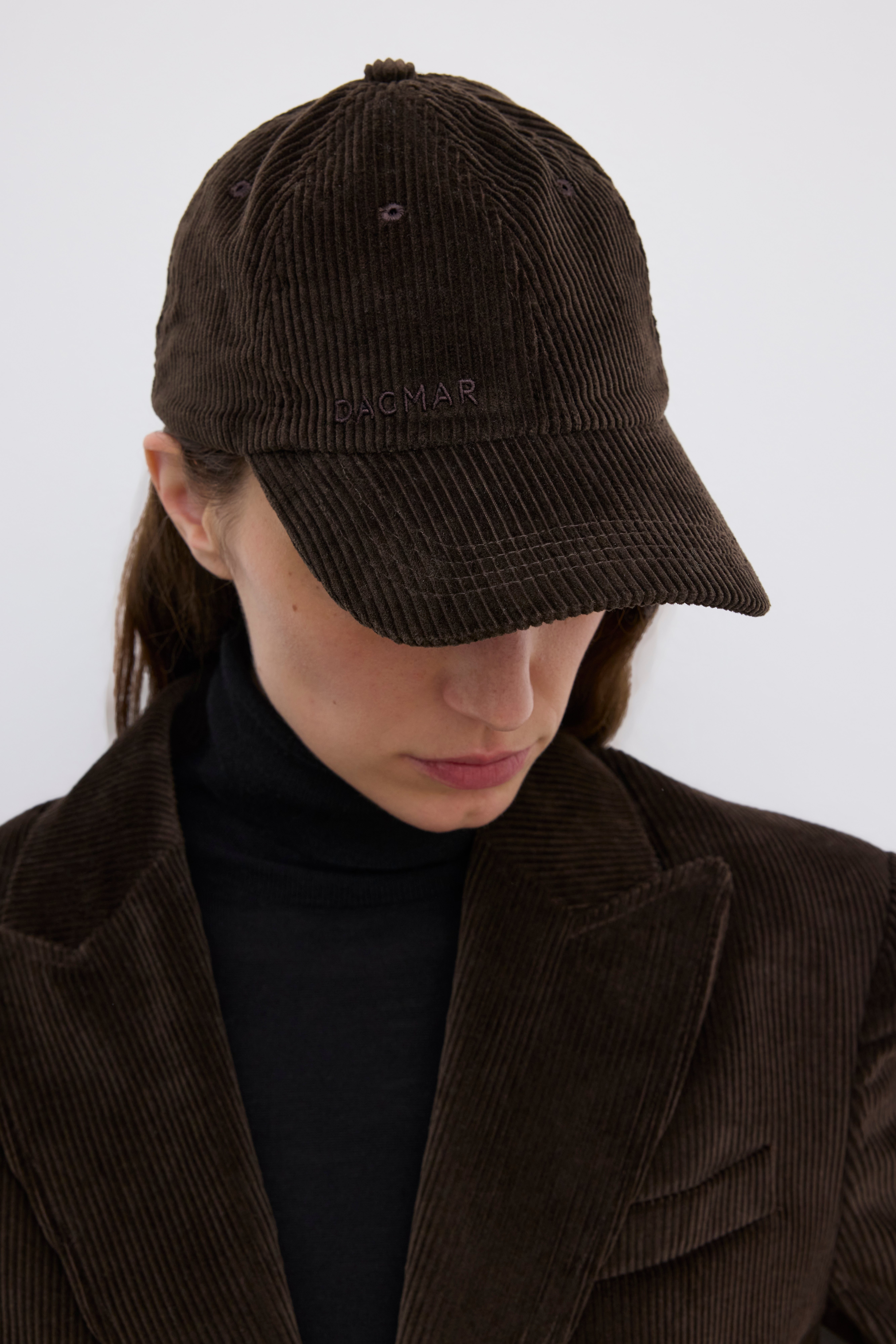 House Of Dagmar Corduroy Cap In Brown