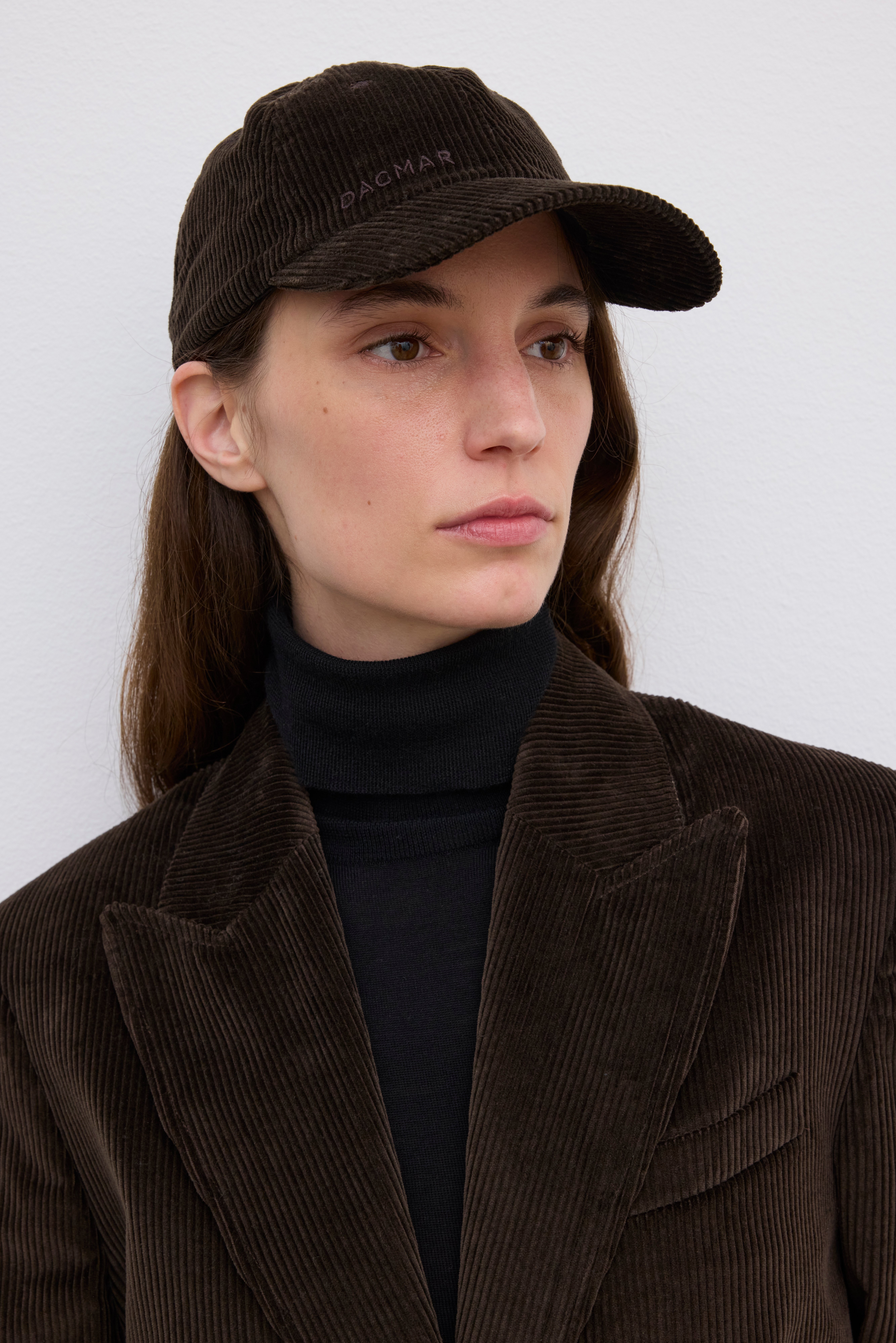 House Of Dagmar Corduroy Cap In Brown