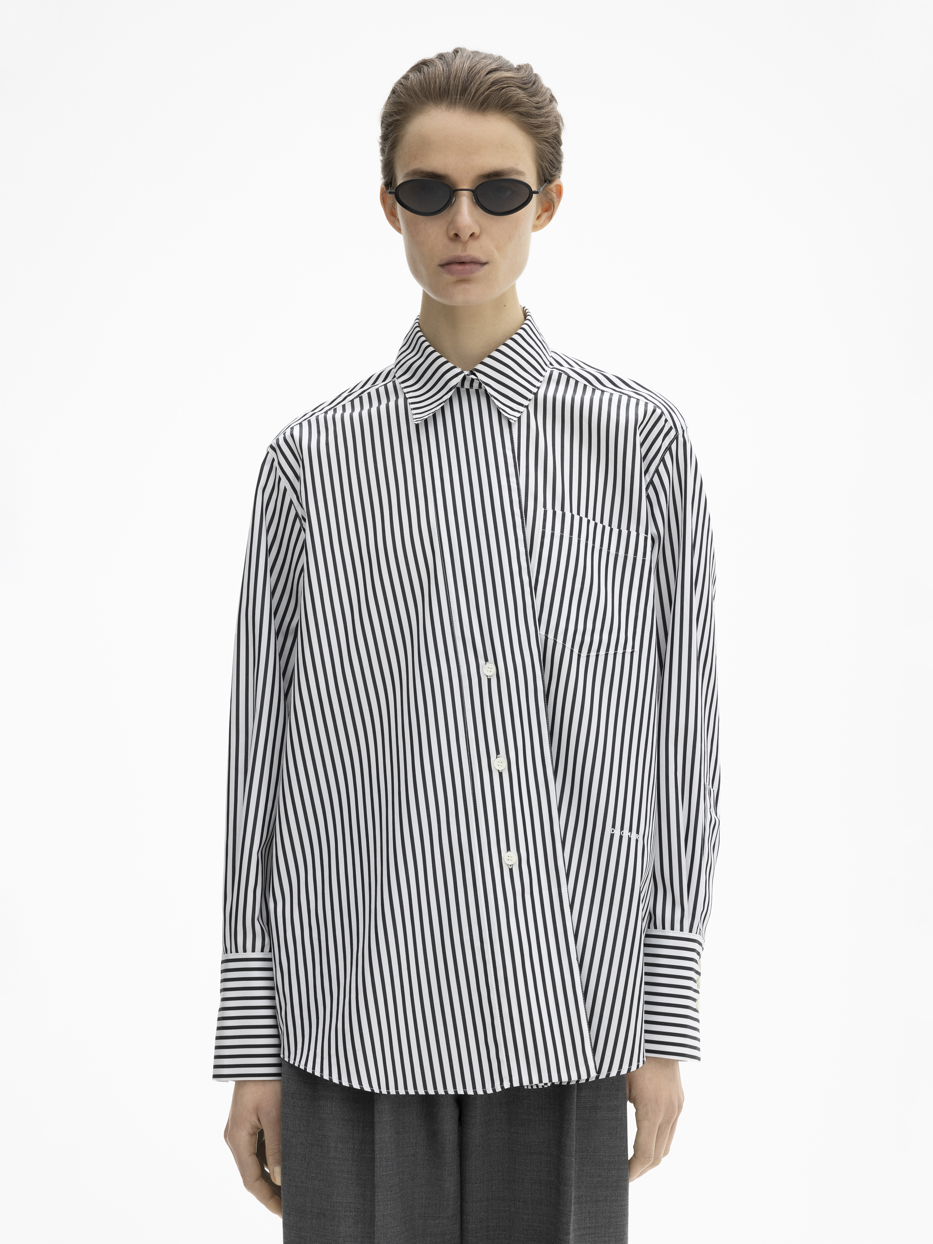 House Of Dagmar Asymmetric Shirt