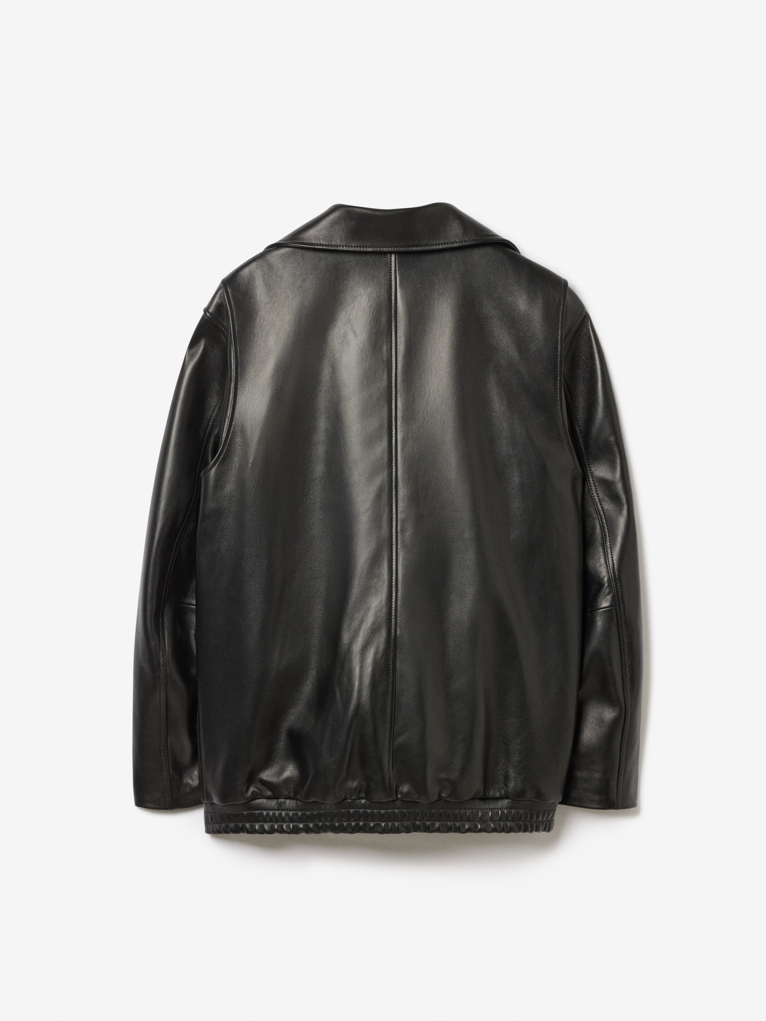House Of Dagmar Db Leather Jacket In Black
