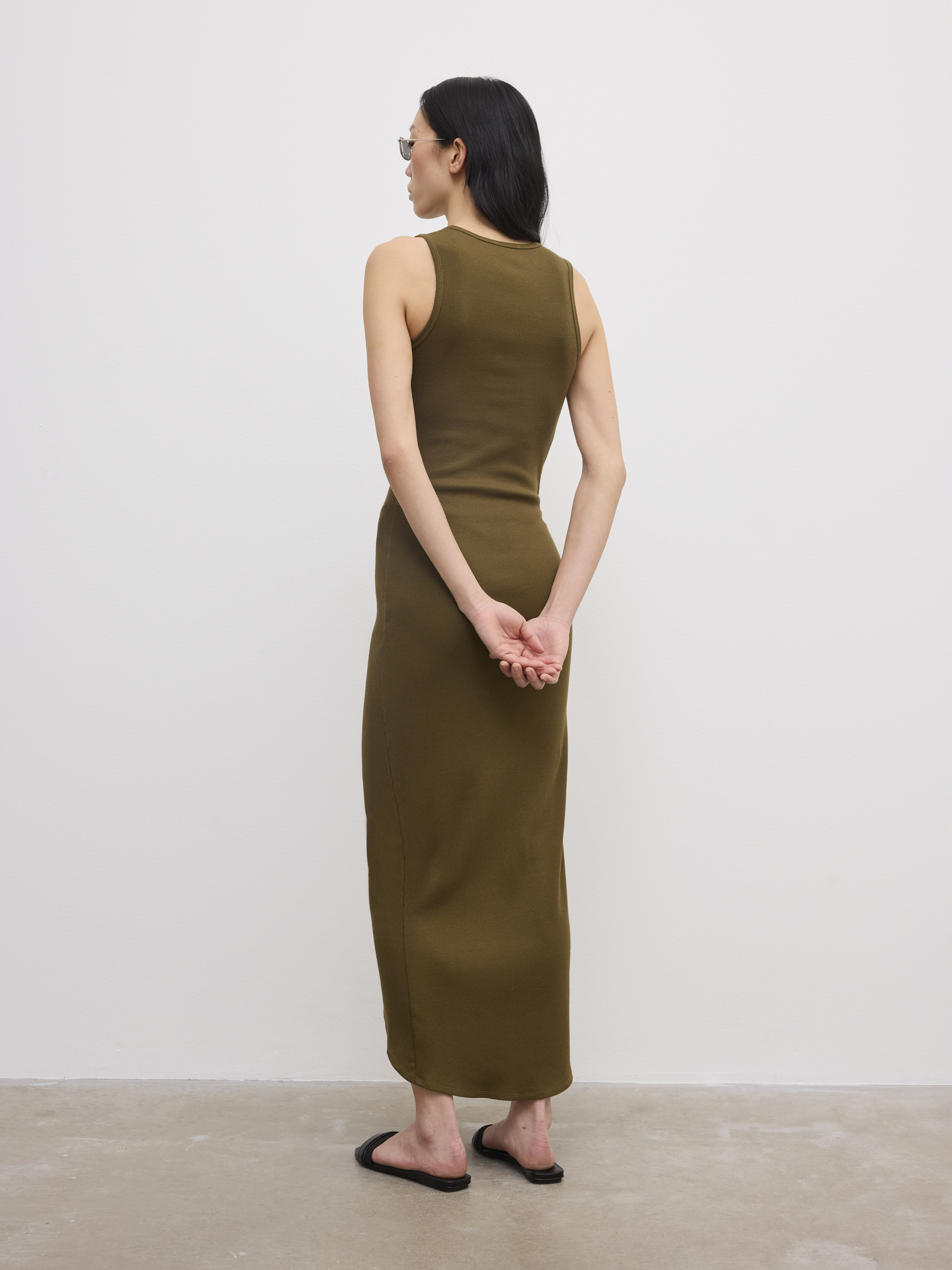 fall tank dress WeWoreWhat Muscle Tank Mini Dress main image 1